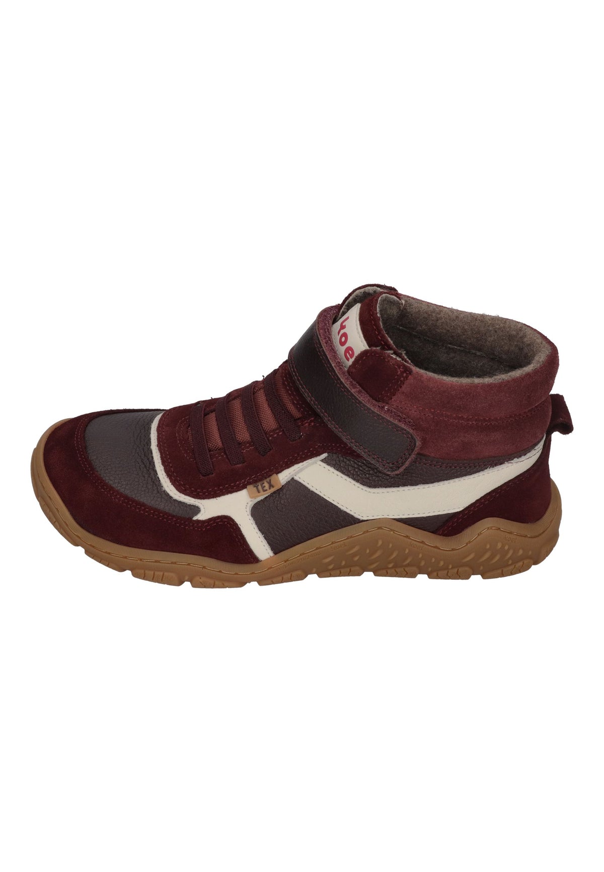 KOEL Barefoot Kinder Übergangsschuhe bis Gr. 41 Booties RAMI WOOL TEX bordo