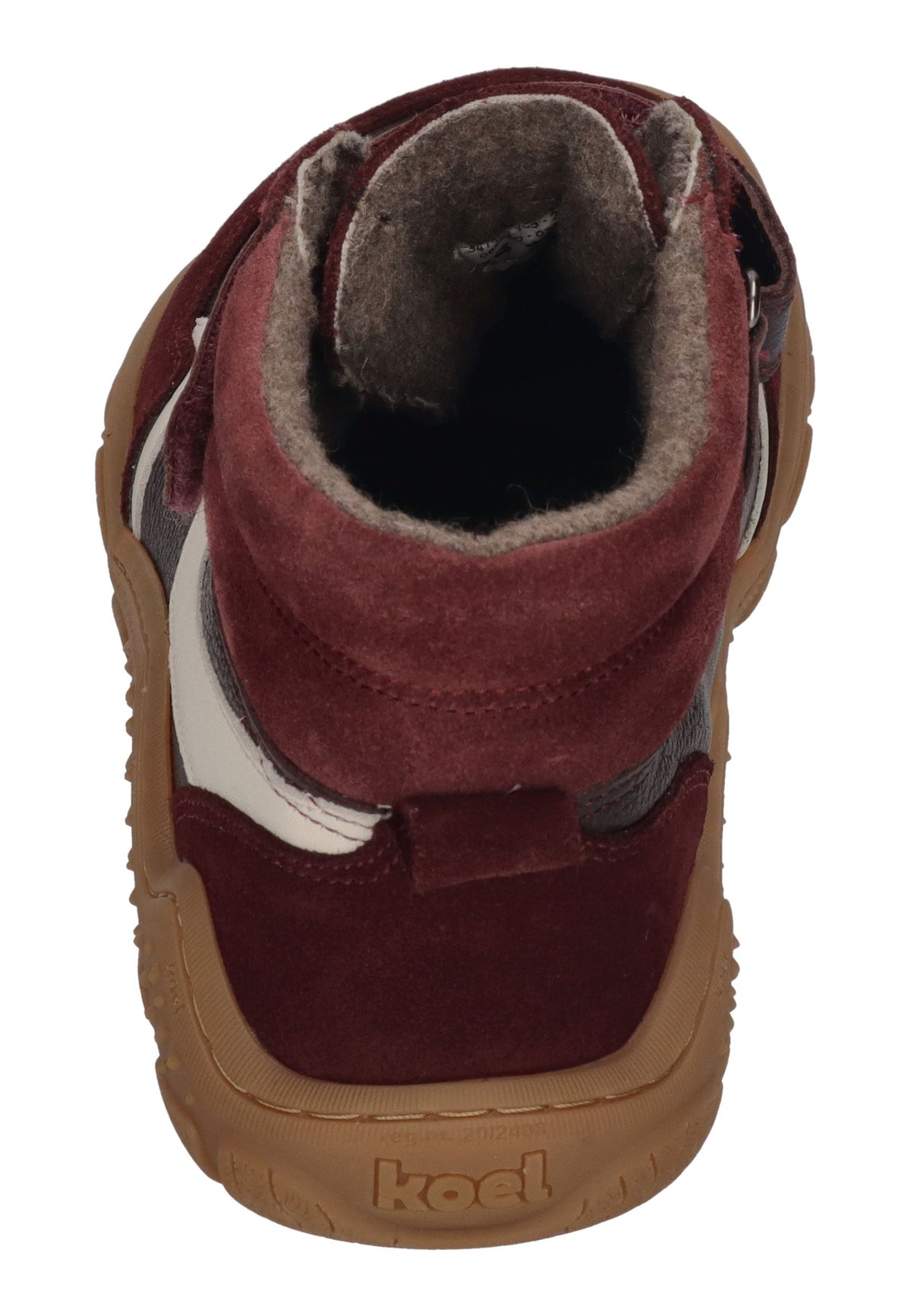 KOEL Barefoot Kinder Übergangsschuhe bis Gr. 41 Booties RAMI WOOL TEX bordo