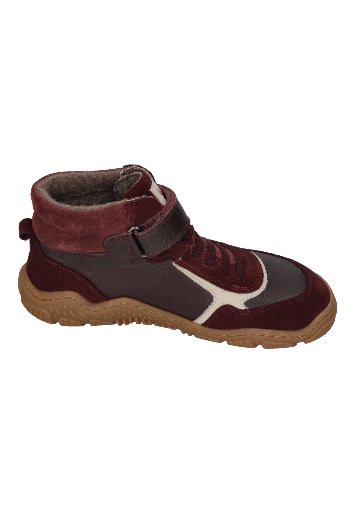 KOEL Barefoot Kinder Übergangsschuhe bis Gr. 41 Booties RAMI WOOL TEX bordo