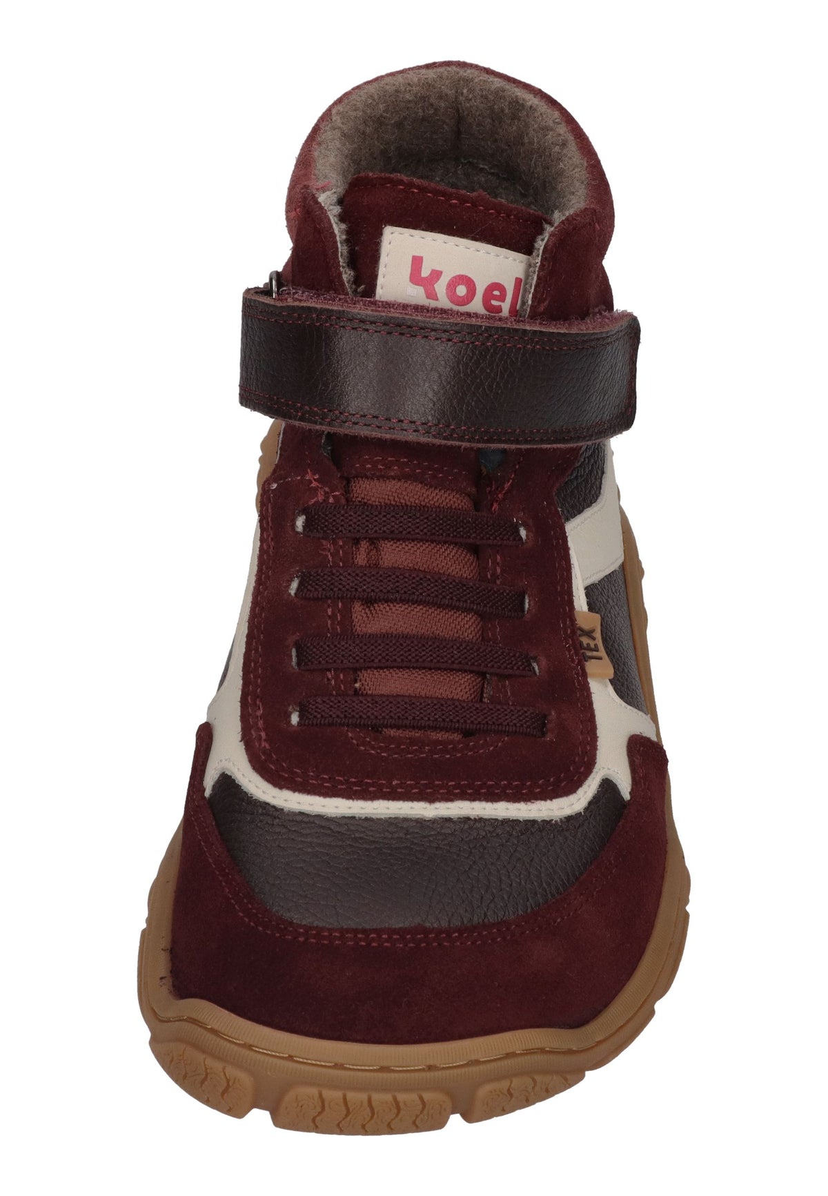 KOEL Barefoot Kinder Übergangsschuhe bis Gr. 41 Booties RAMI WOOL TEX bordo