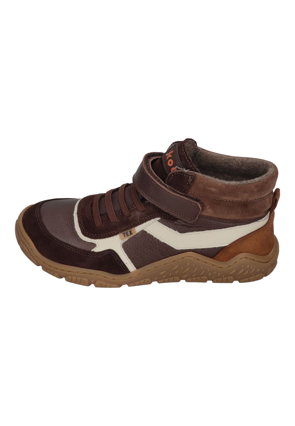 KOEL Barefoot Kinder Übergangsschuhe bis Gr. 41 Booties RAMI WOOL TEX brown