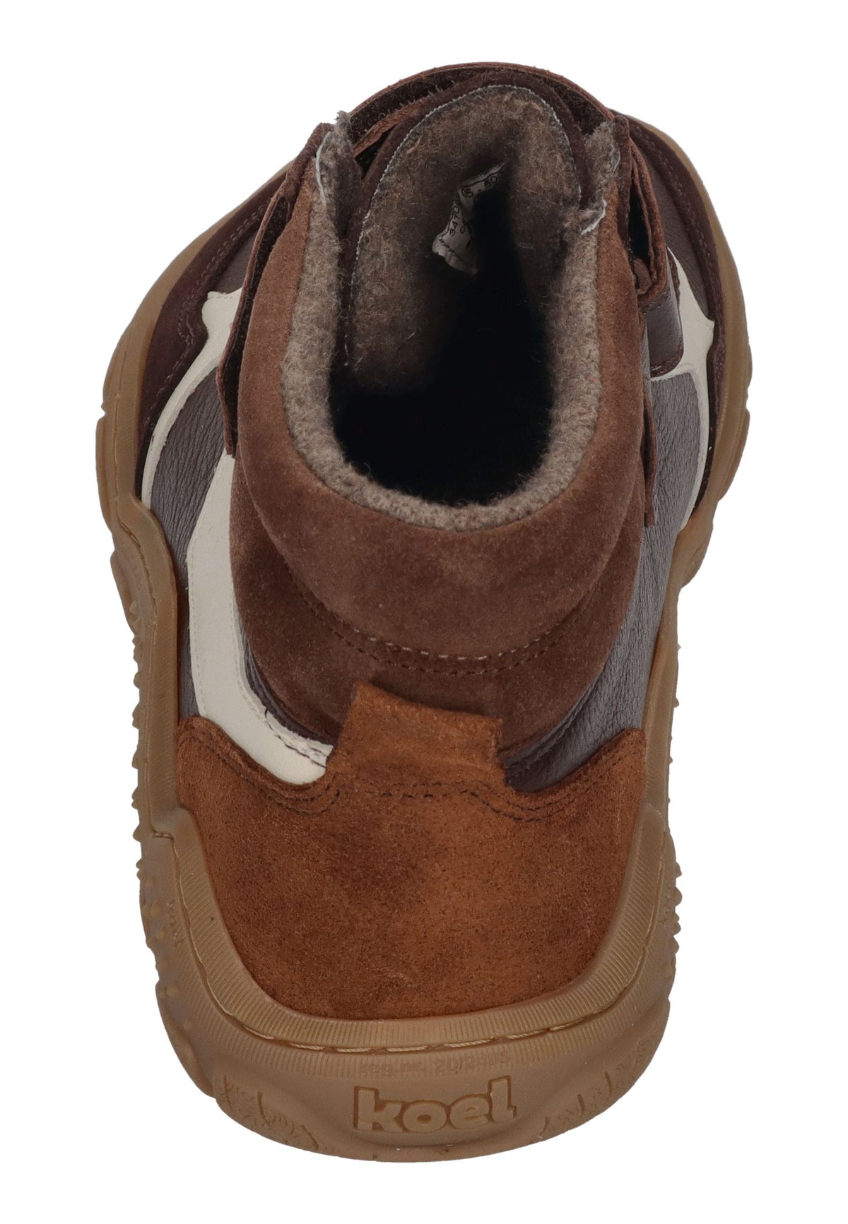 KOEL Barefoot Kinder Übergangsschuhe bis Gr. 41 Booties RAMI WOOL TEX brown