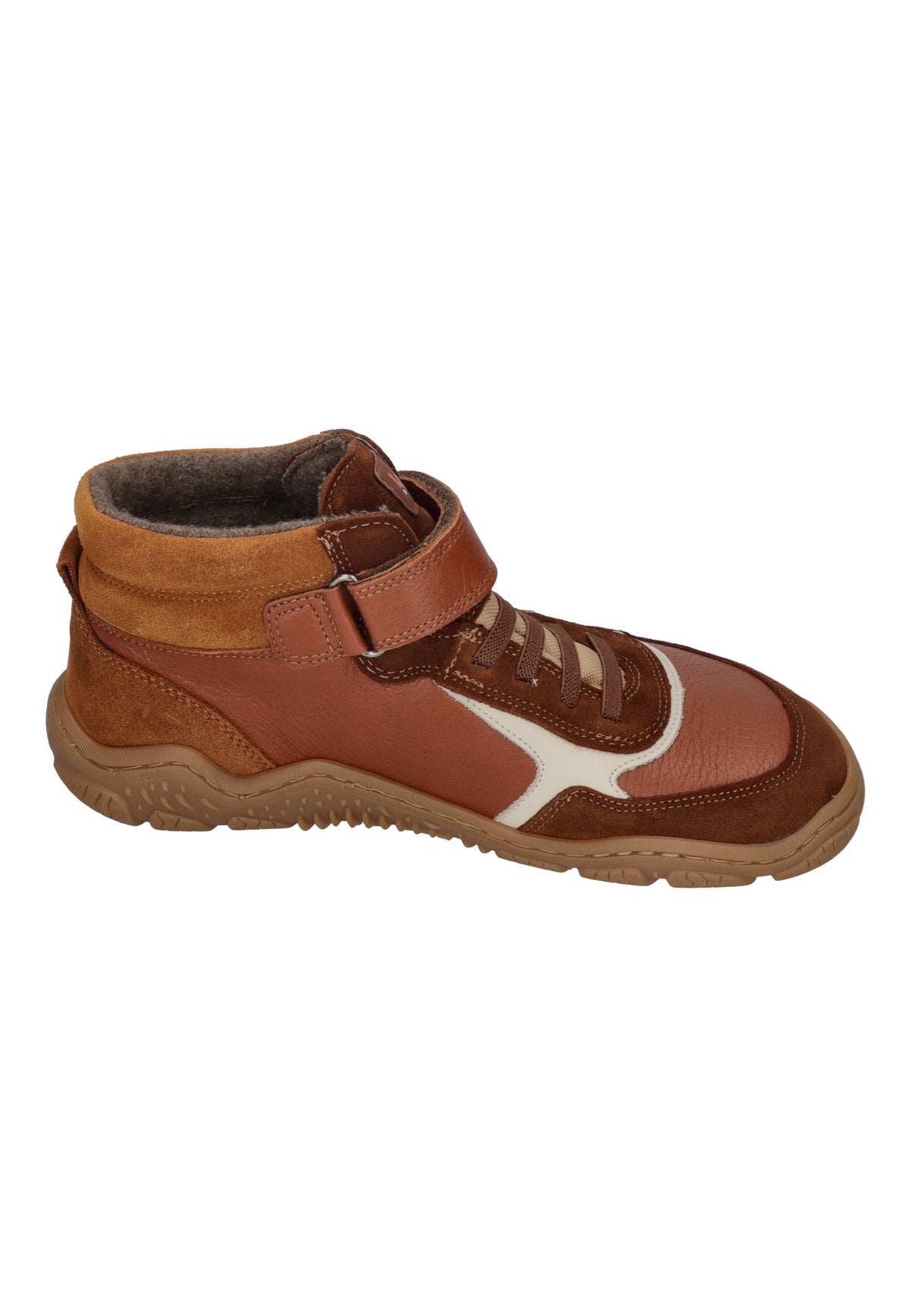 KOEL Barefoot Kinder Übergangsschuhe bis Gr. 41 Booties RAMI WOOL TEX cognac