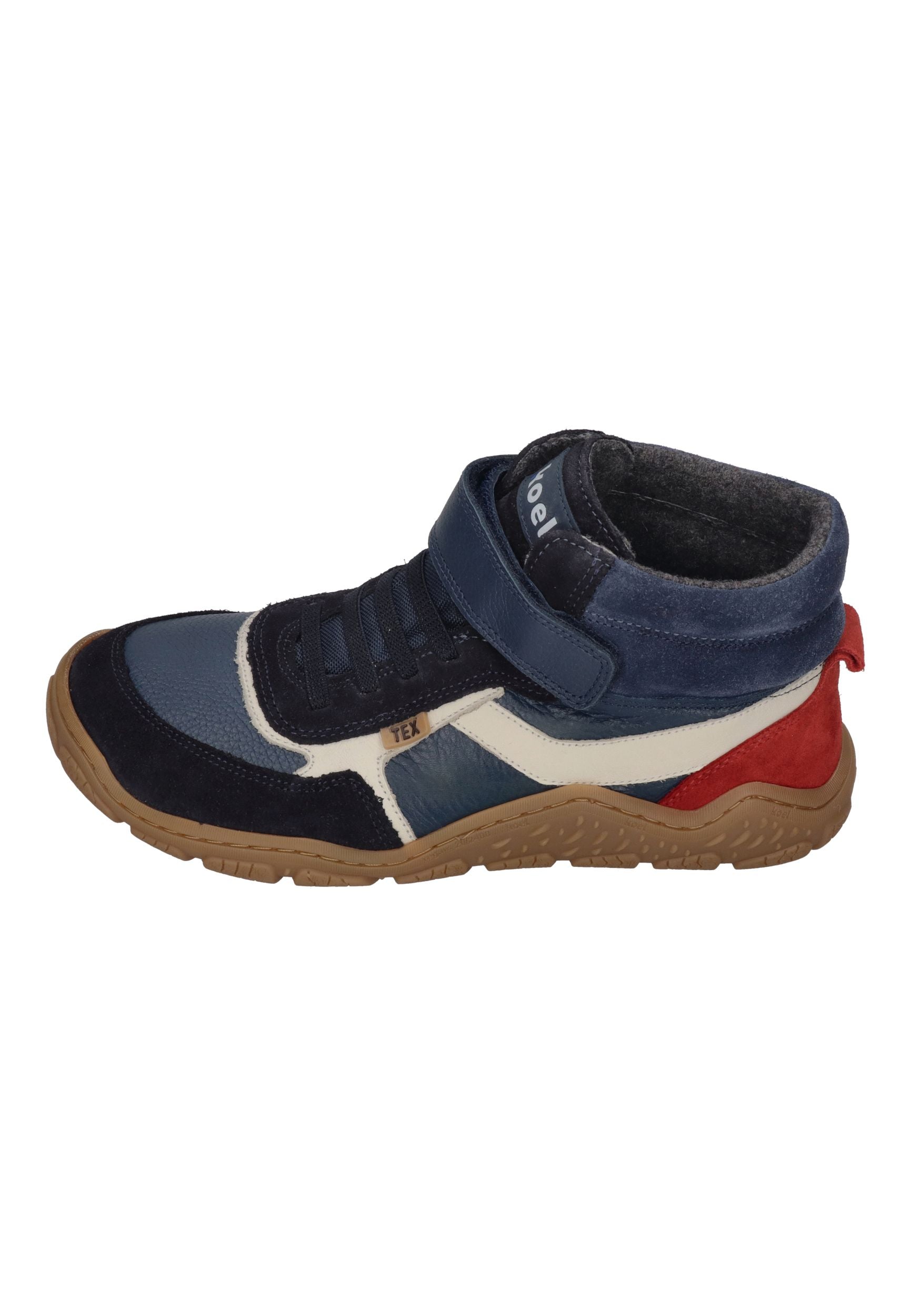 KOEL Barefoot Kinder Übergangsschuhe bis Gr. 41 Booties RAMI WOOL TEX navy