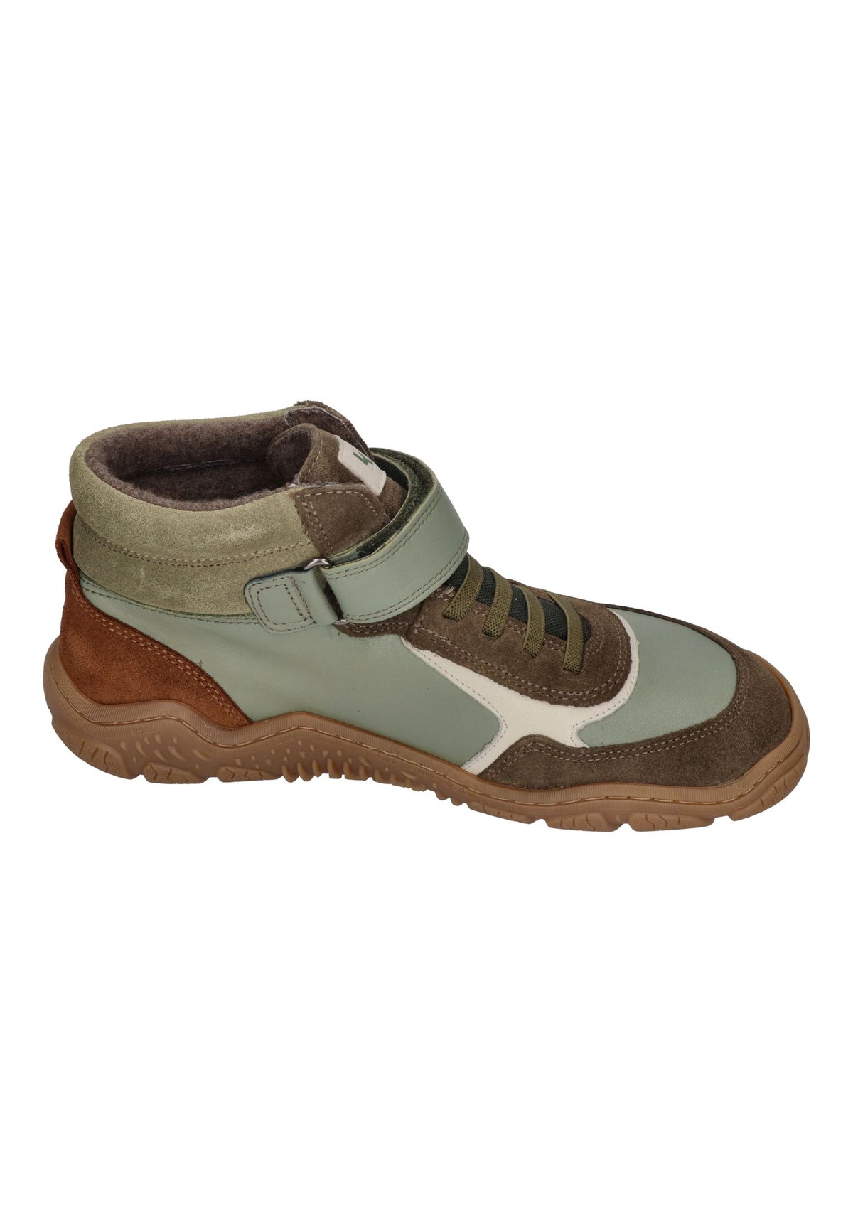 KOEL Barefoot Kinder Übergangsschuhe bis Gr. 41 Booties RAMI WOOL TEX olive