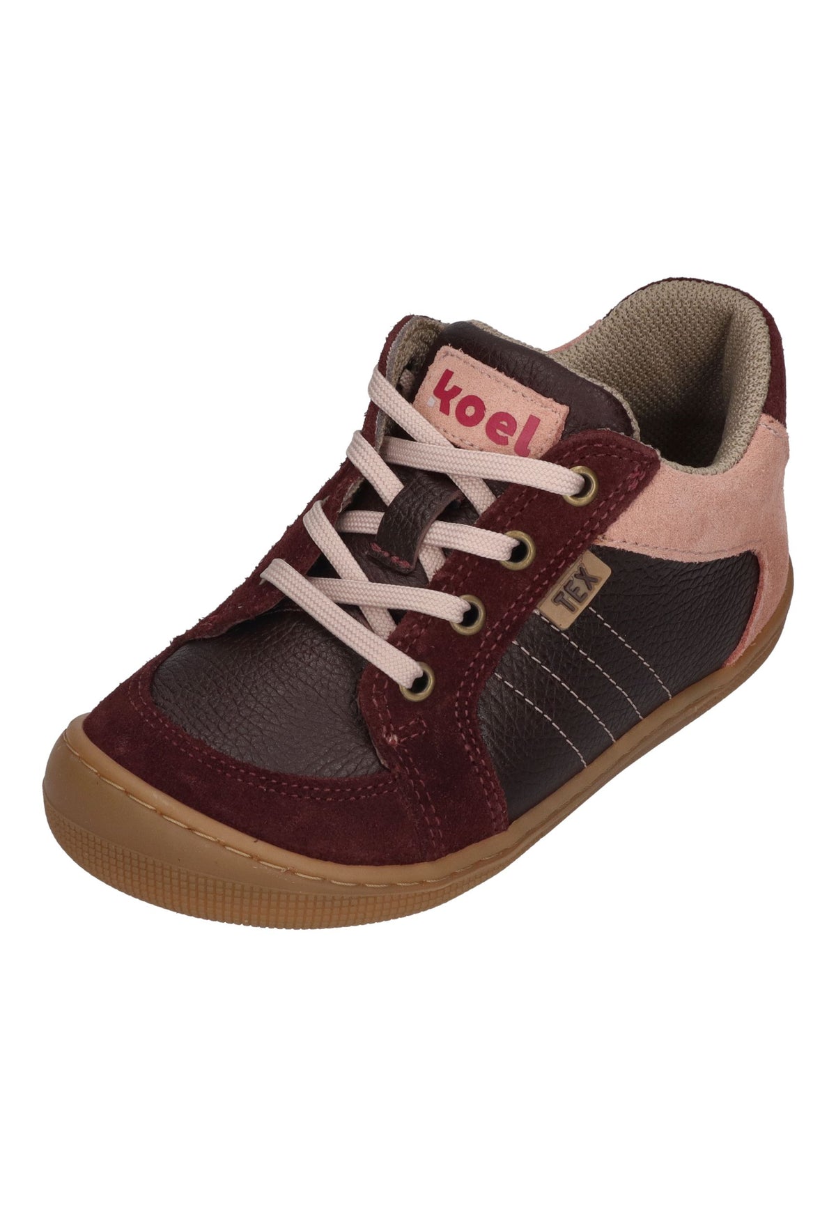KOEL Barefoot Kinder wasserabweisende Sneakers DION TEX bordo
