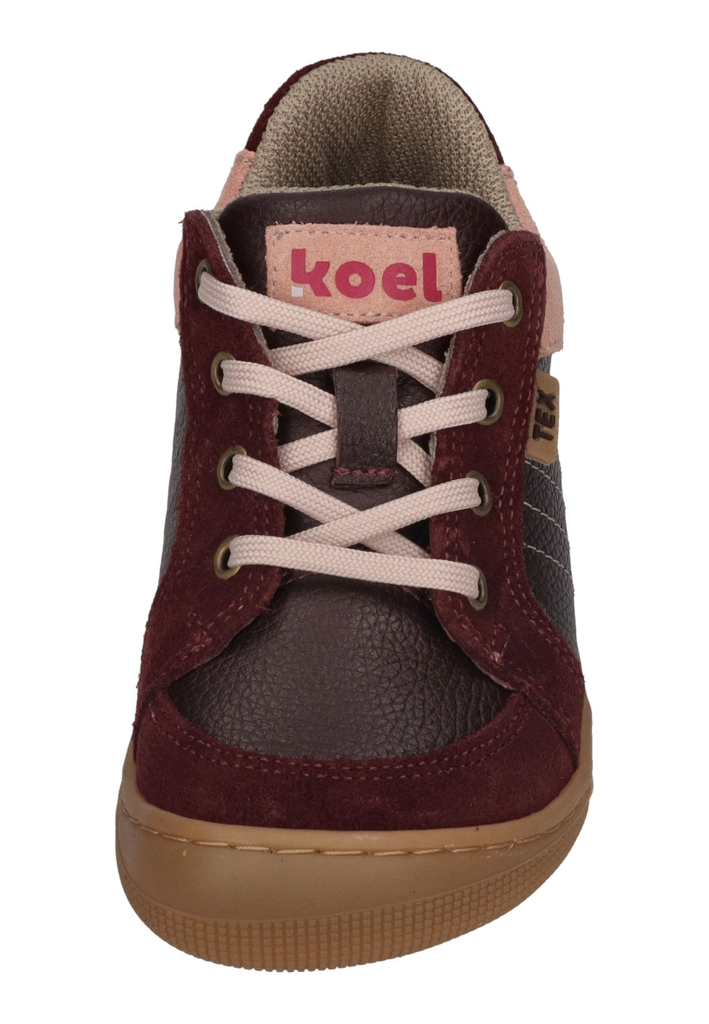 KOEL Barefoot Kinder wasserabweisende Sneakers DION TEX bordo
