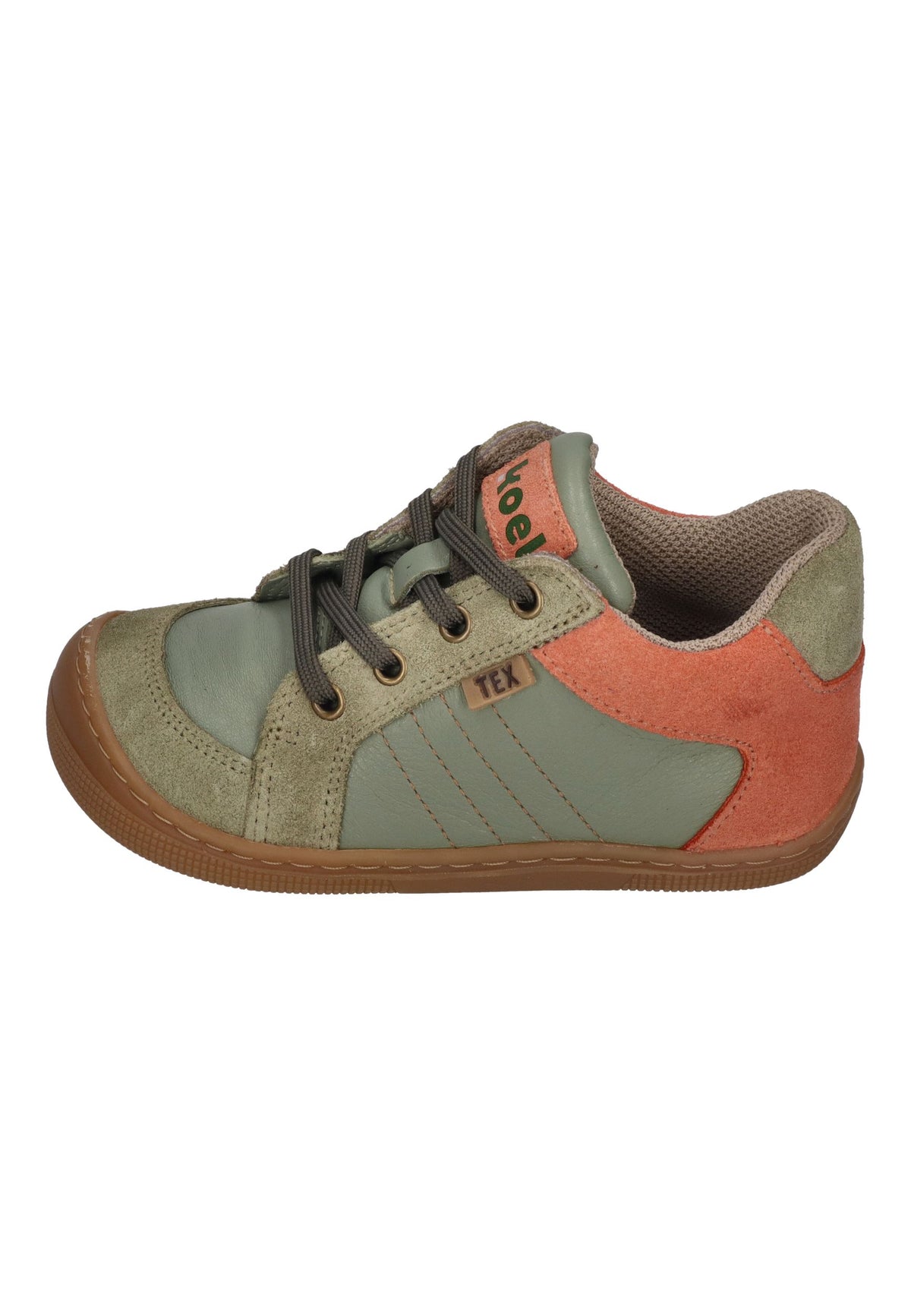 KOEL Barefoot Kinder wasserabweisende Sneakers DION TEX olive