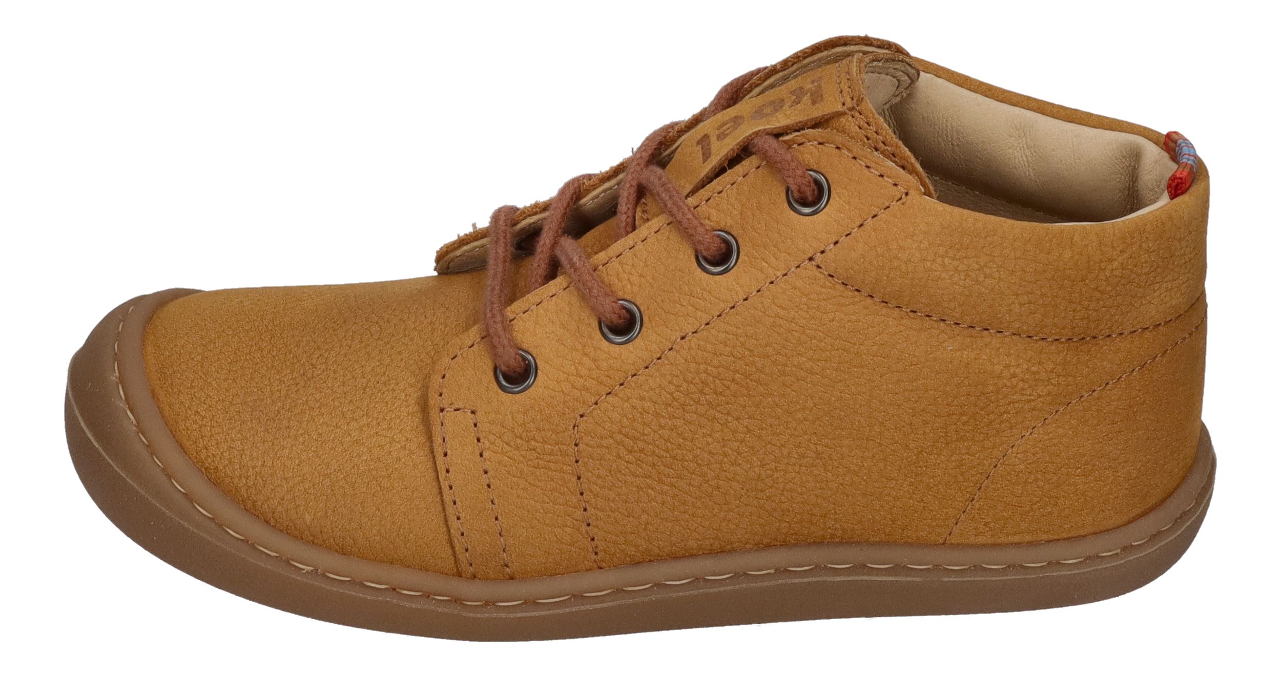 KOEL Barefoot Kinderschuhe - Booties BEN M LEATHER - cognac