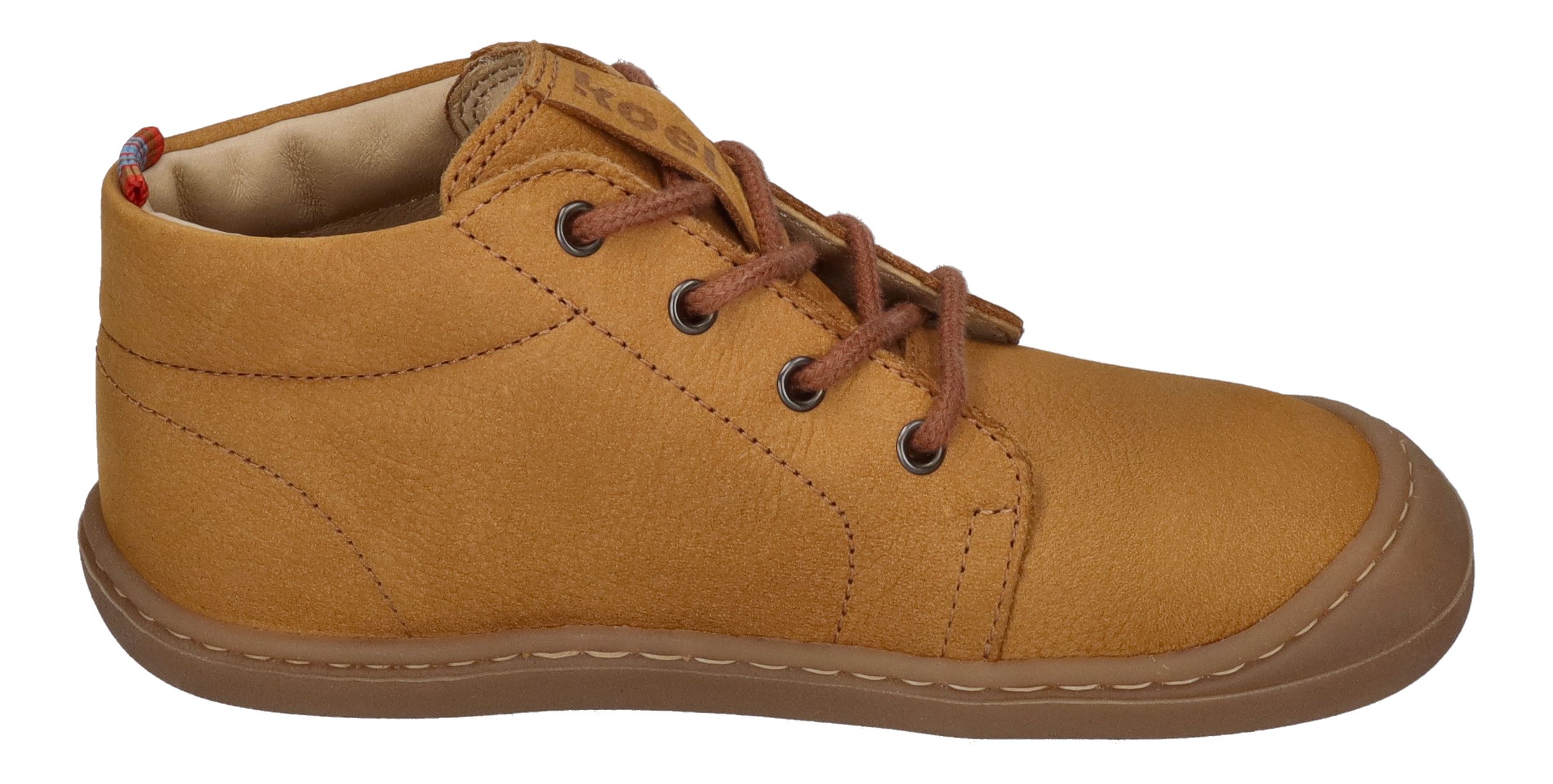 KOEL Barefoot Kinderschuhe - Booties BEN M LEATHER - cognac