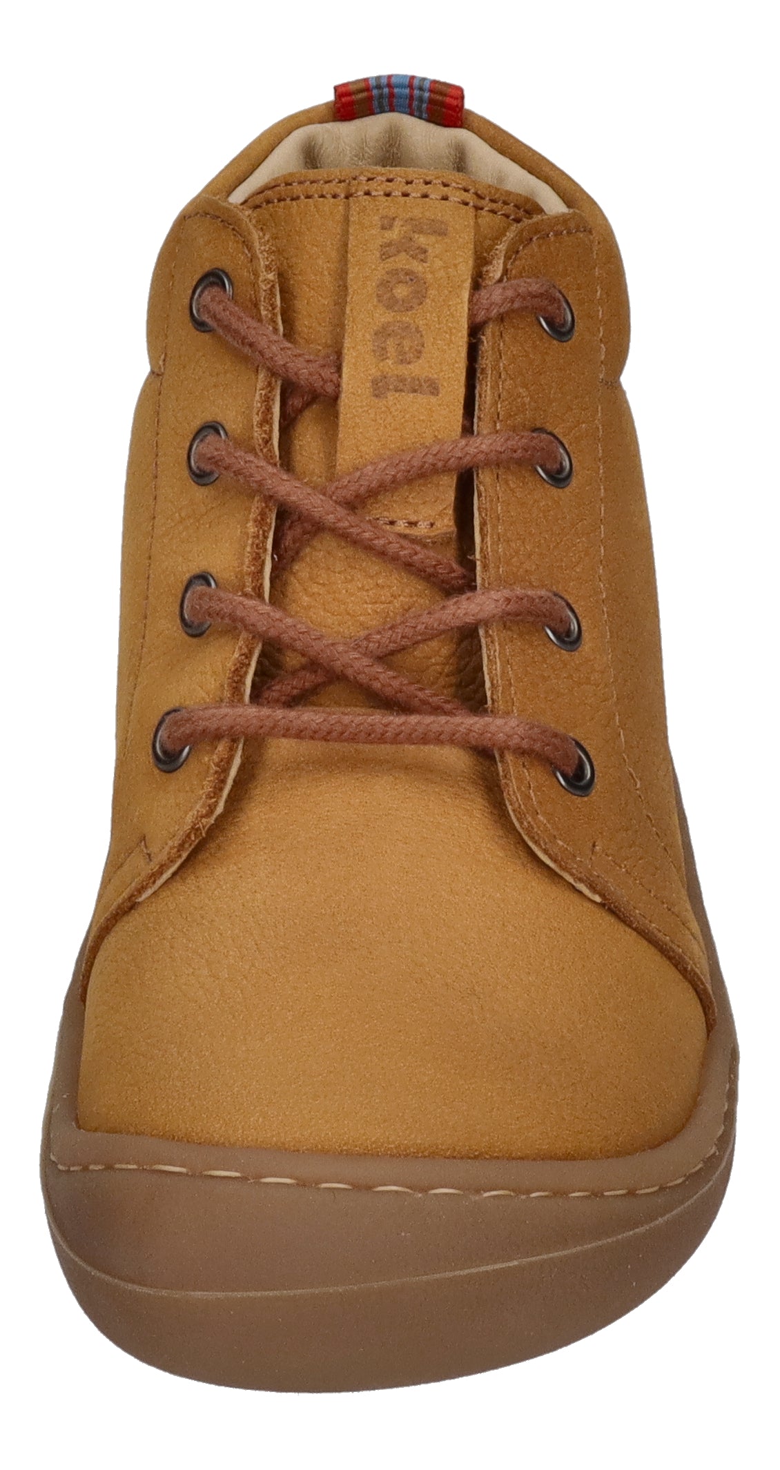KOEL Barefoot Kinderschuhe - Booties BEN M LEATHER - cognac