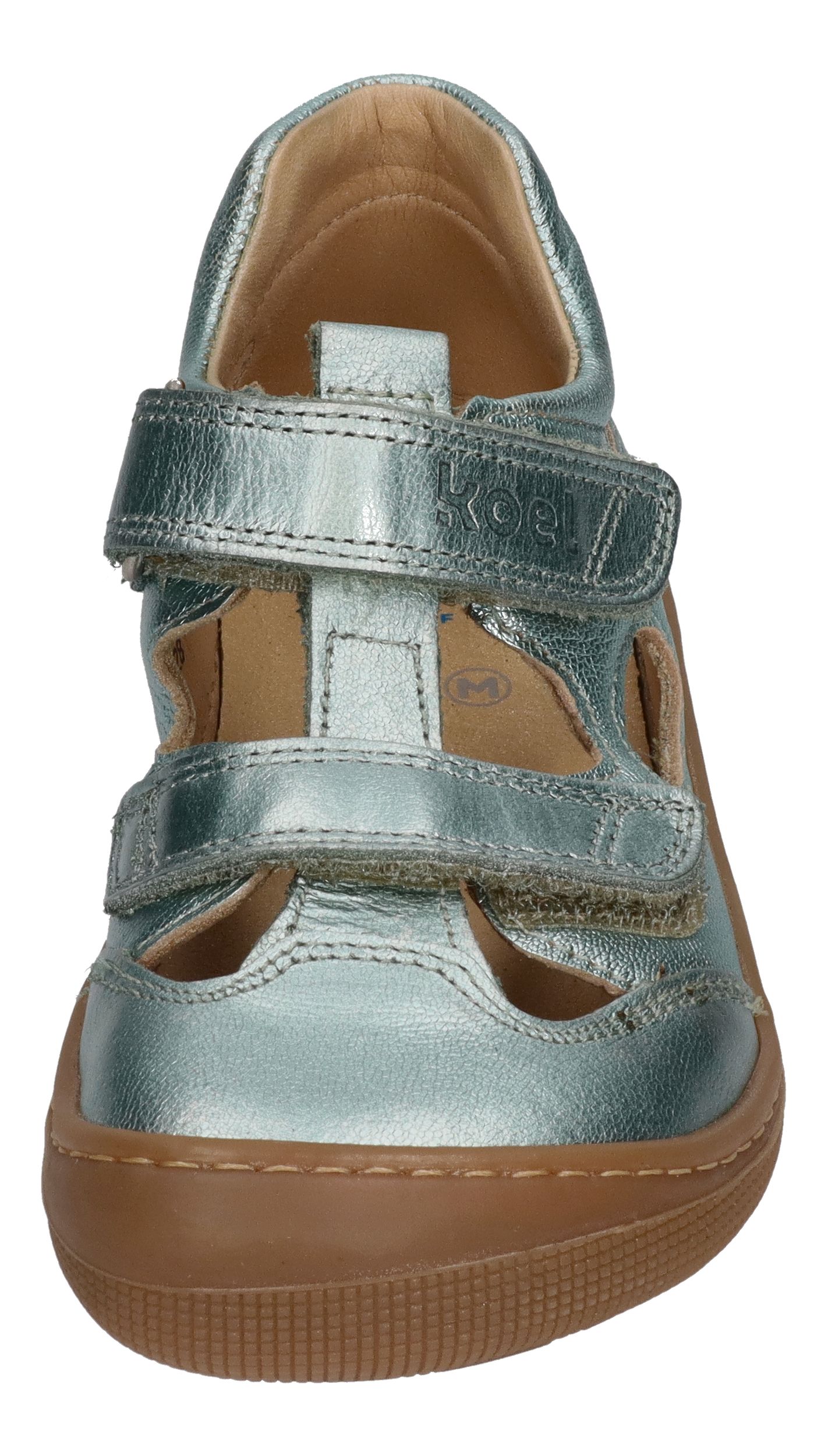KOEL Barefoot Kinderschuhe - DEEN METALIC - mint