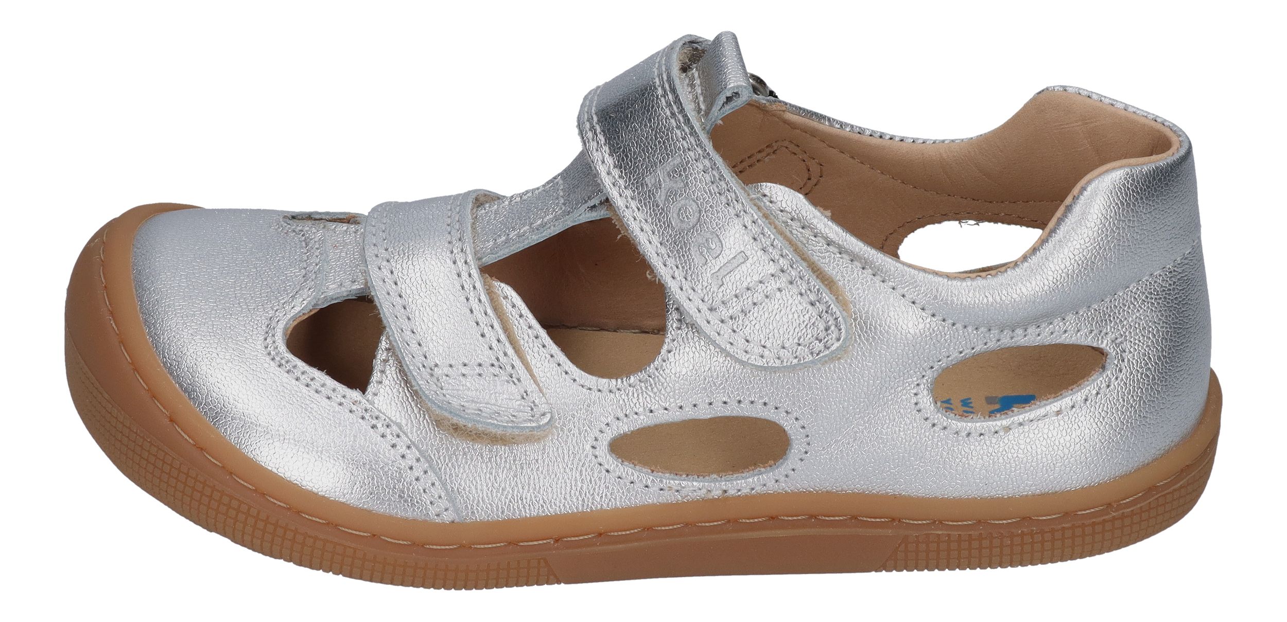 KOEL Barefoot Kinderschuhe - DEEN METALIC - silver