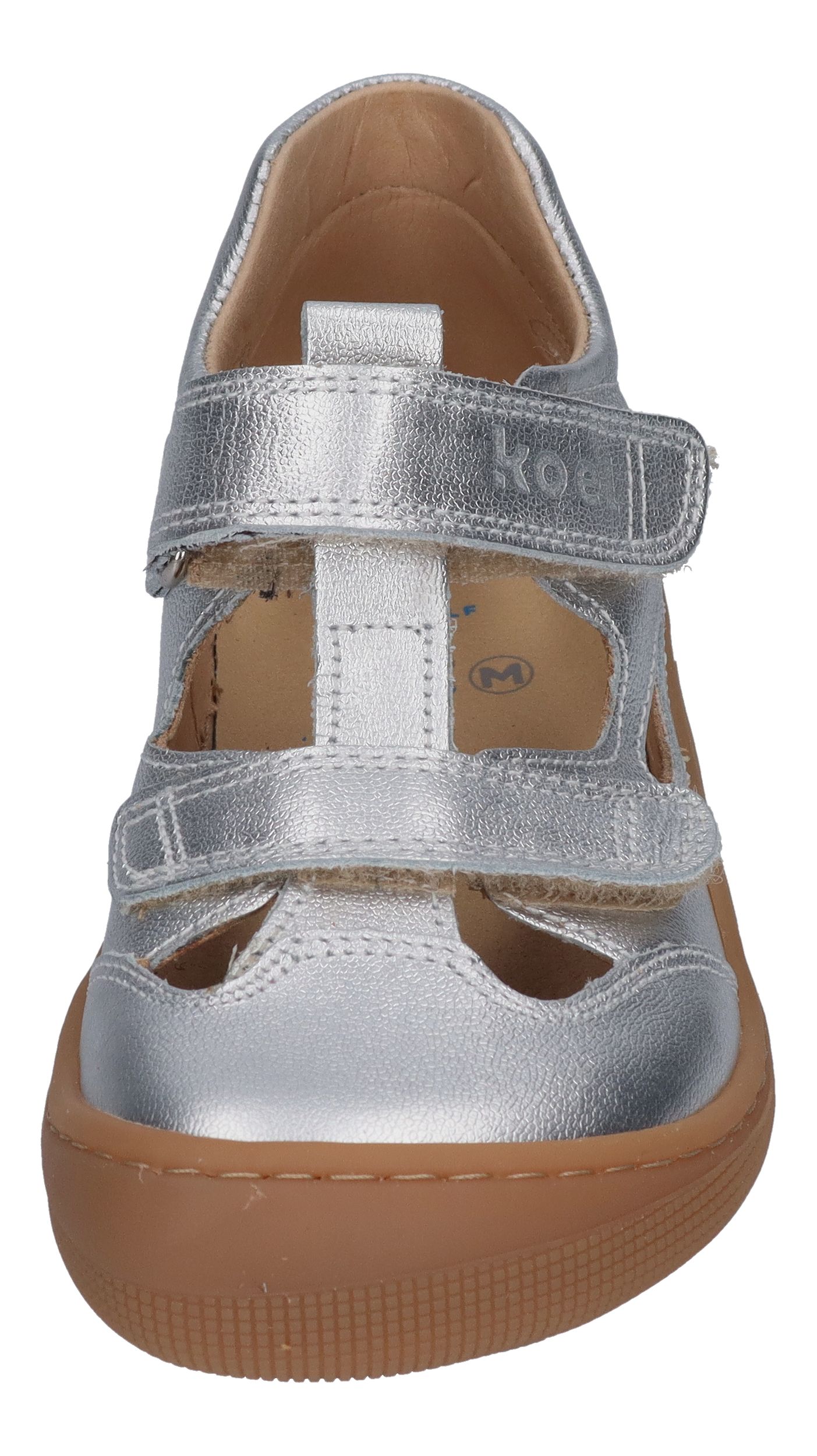 KOEL Barefoot Kinderschuhe - DEEN METALIC - silver