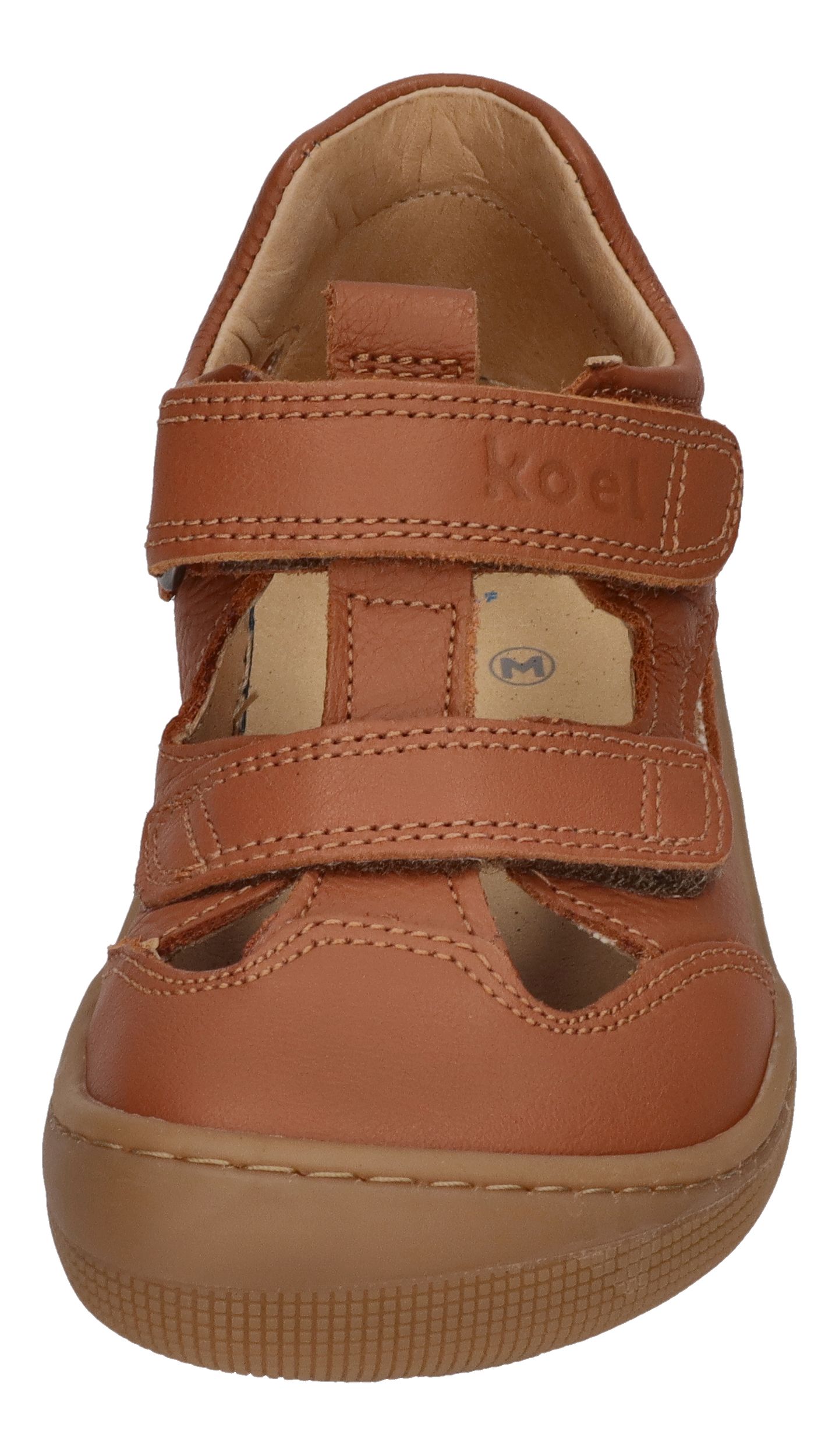 KOEL Barefoot Kinderschuhe - DEEN NAPPA - cognac