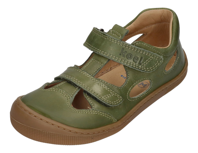 KOEL Barefoot Kinderschuhe - DEEN NAPPA - olive
