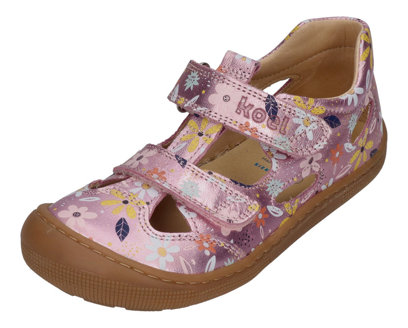 KOEL Barefoot Kinderschuhe - DEEN PRINT - pink