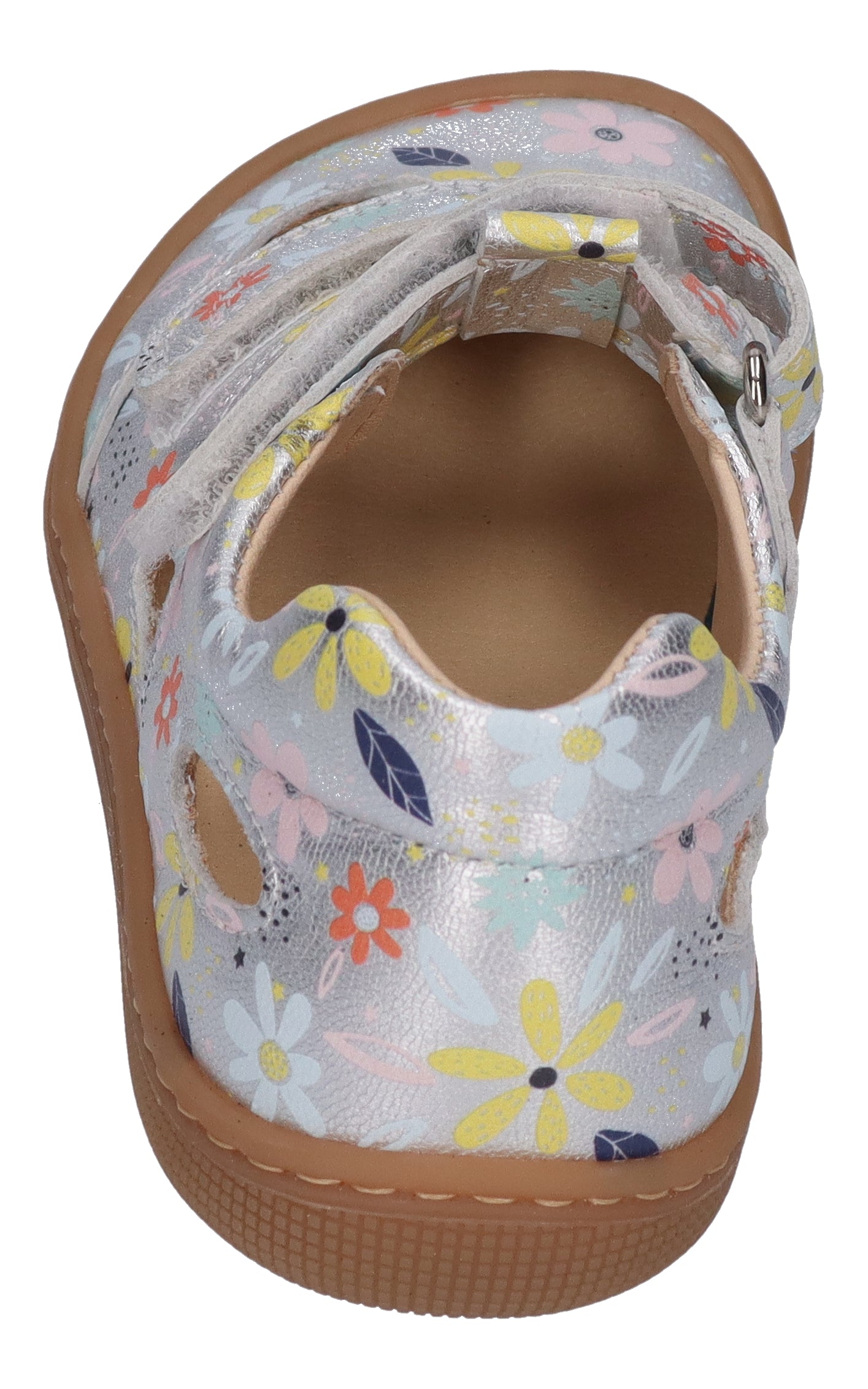 KOEL Barefoot Kinderschuhe - DEEN PRINT - silver