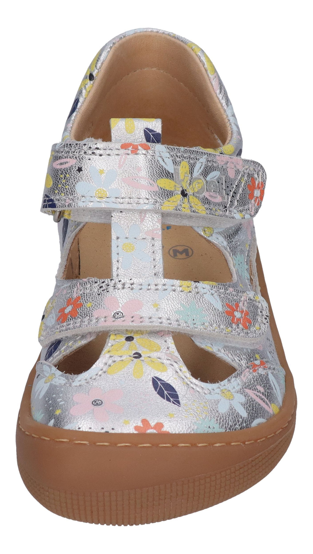 KOEL Barefoot Kinderschuhe - DEEN PRINT - silver