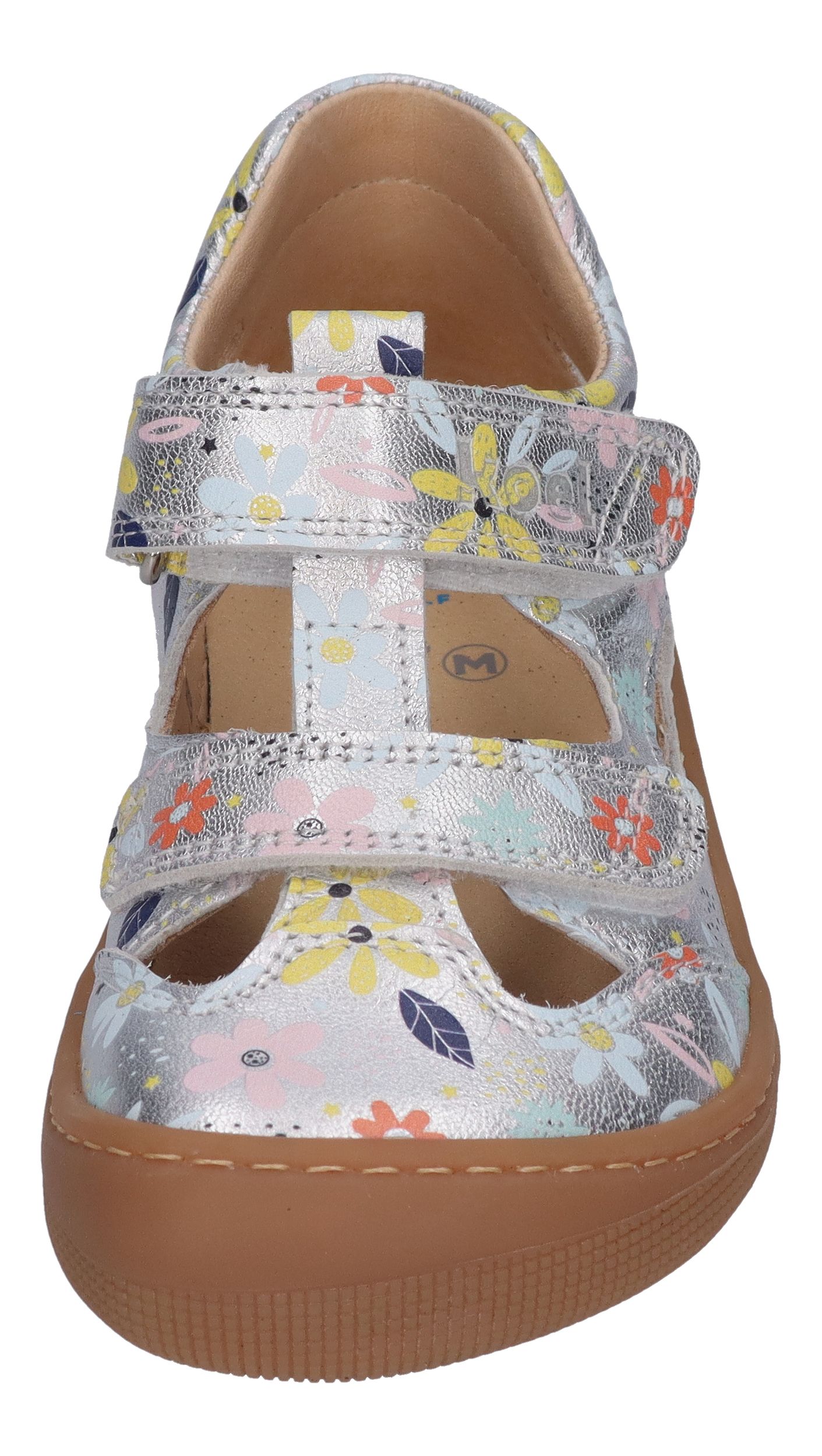 KOEL Barefoot Kinderschuhe - DEEN PRINT - silver