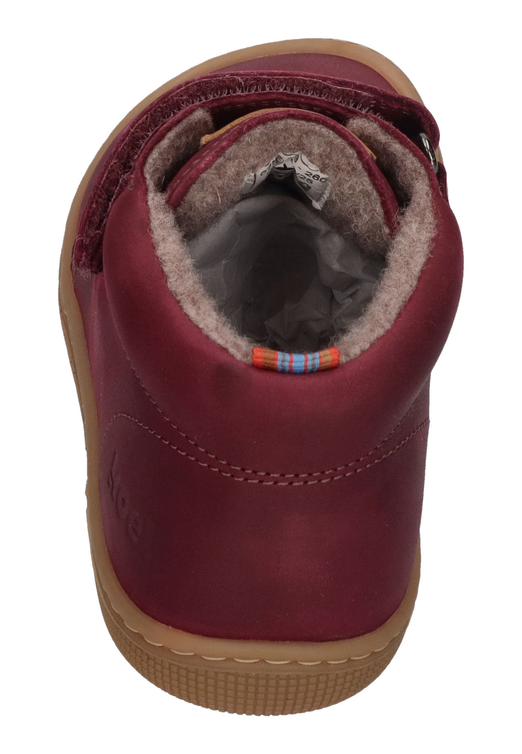KOEL Barefoot Kinderschuhe DON HYDRO FELT LINING bordo