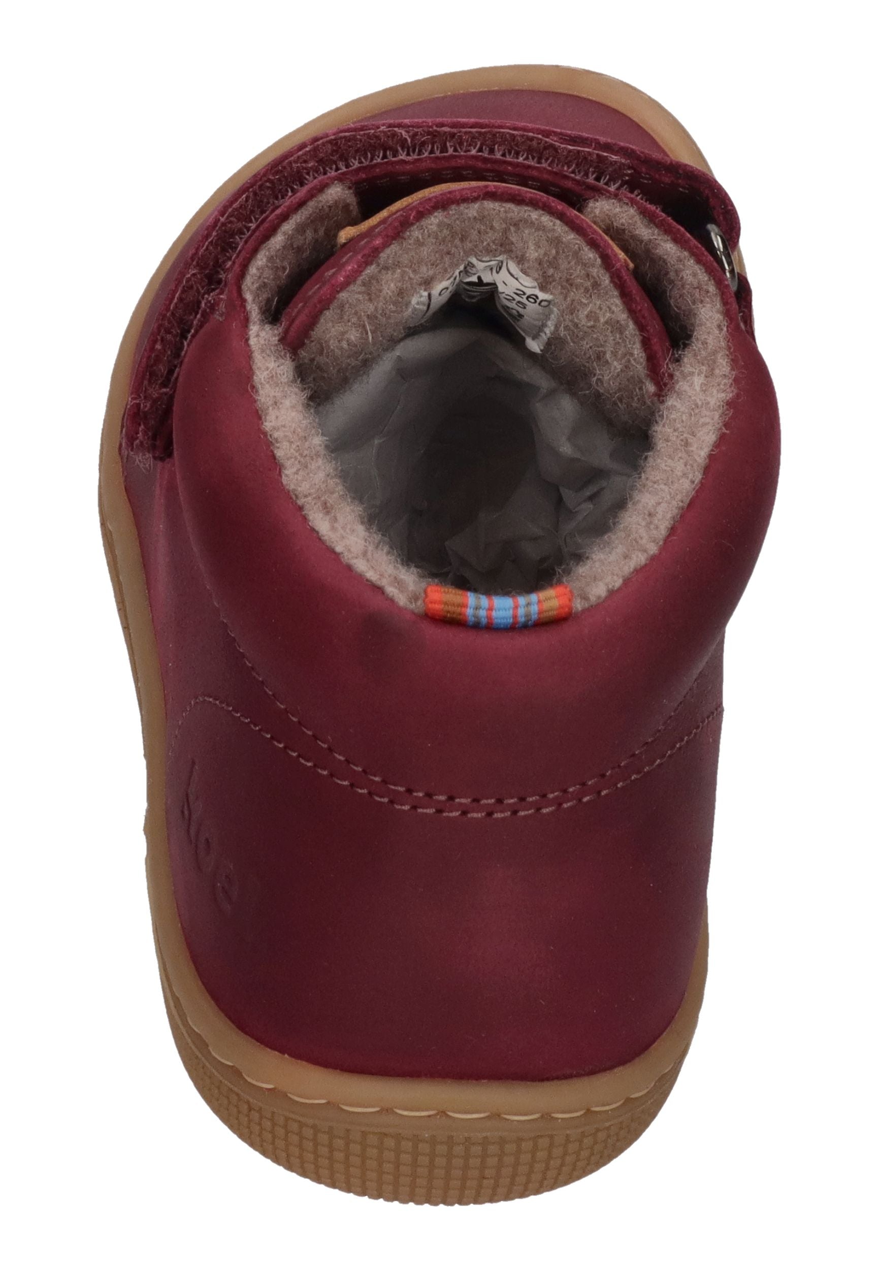 KOEL Barefoot Kinderschuhe DON HYDRO FELT LINING bordo