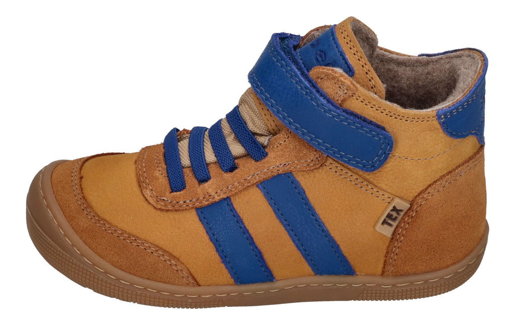 KOEL Barefoot Kinderschuhe DANIEL 2.0 WP Felt - cognac