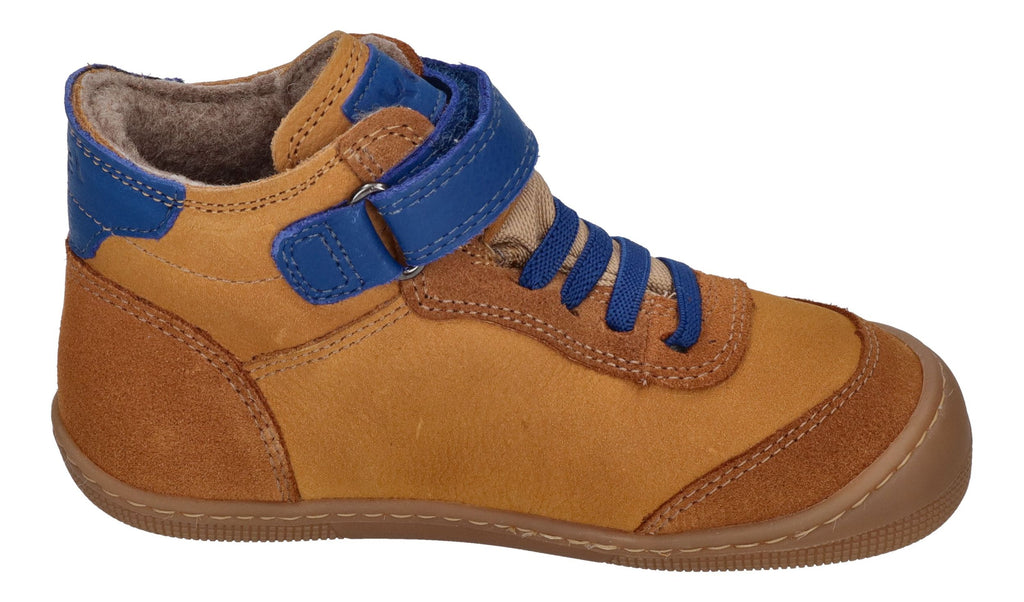 KOEL Barefoot Kinderschuhe DANIEL 2.0 WP Felt - cognac