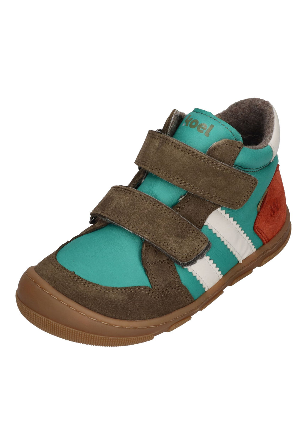 KOEL Barefoot Kinderschuhe - KALI LEATHER extra weit - green