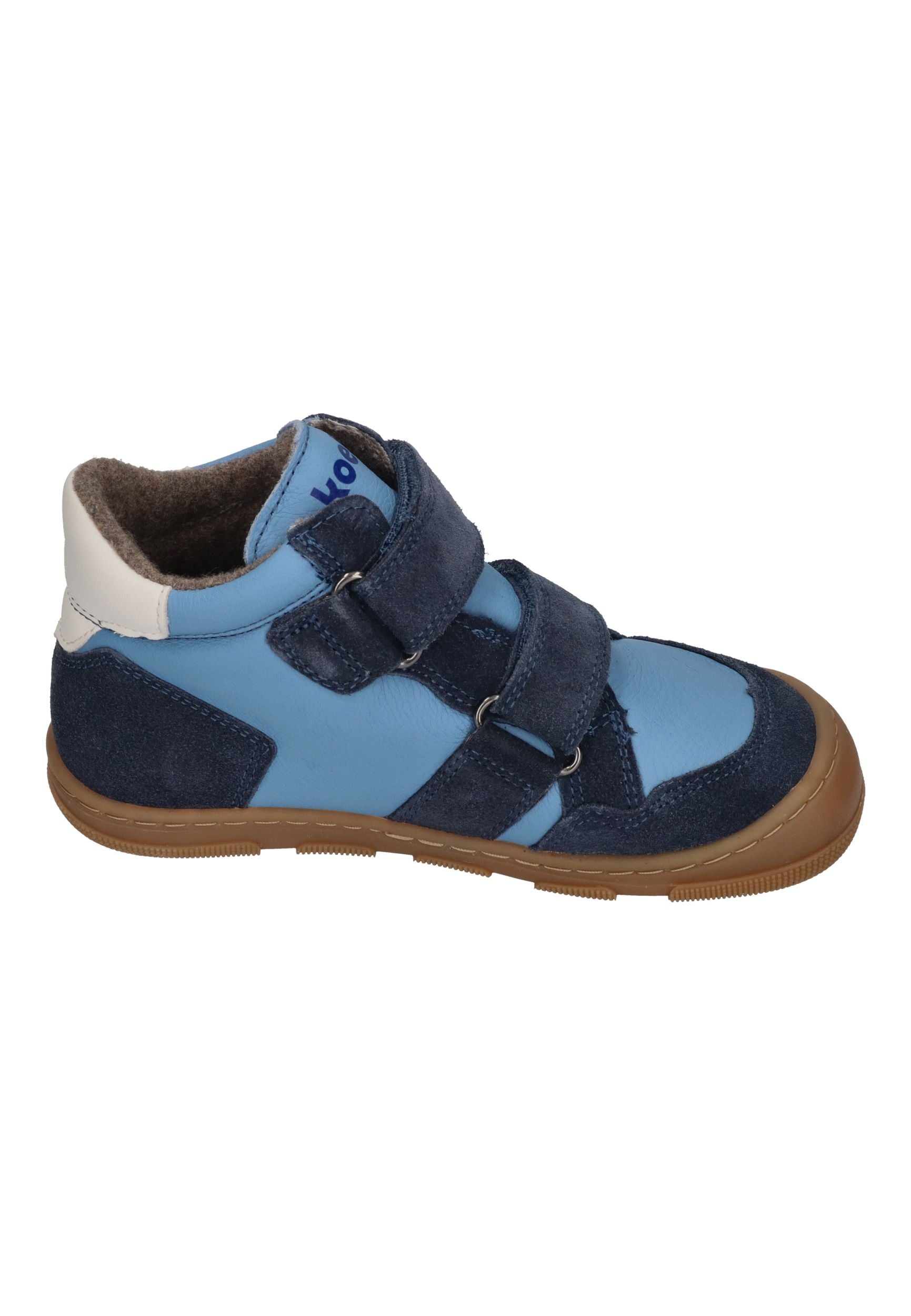 KOEL Barefoot Kinderschuhe - KALI LEATHER extra weit - jeans