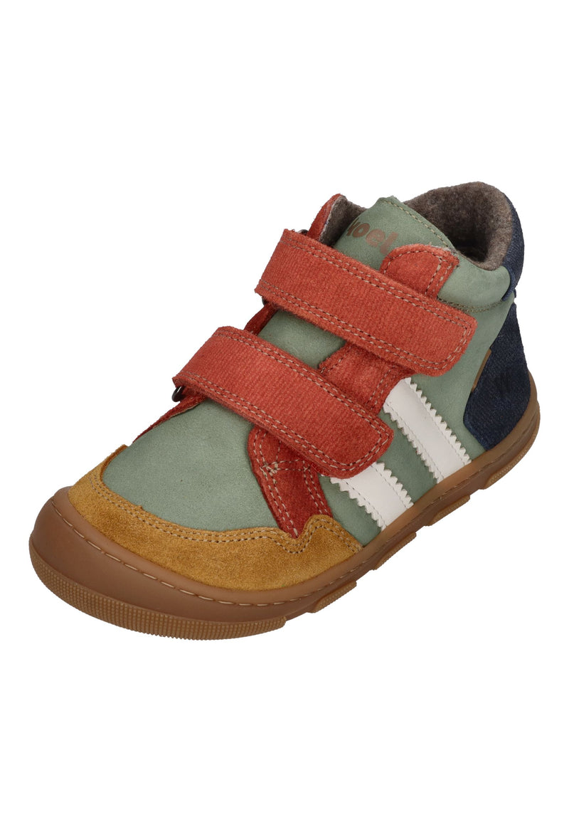 KOEL Barefoot Kinderschuhe - KALI SUEDE extra weit - green alface
