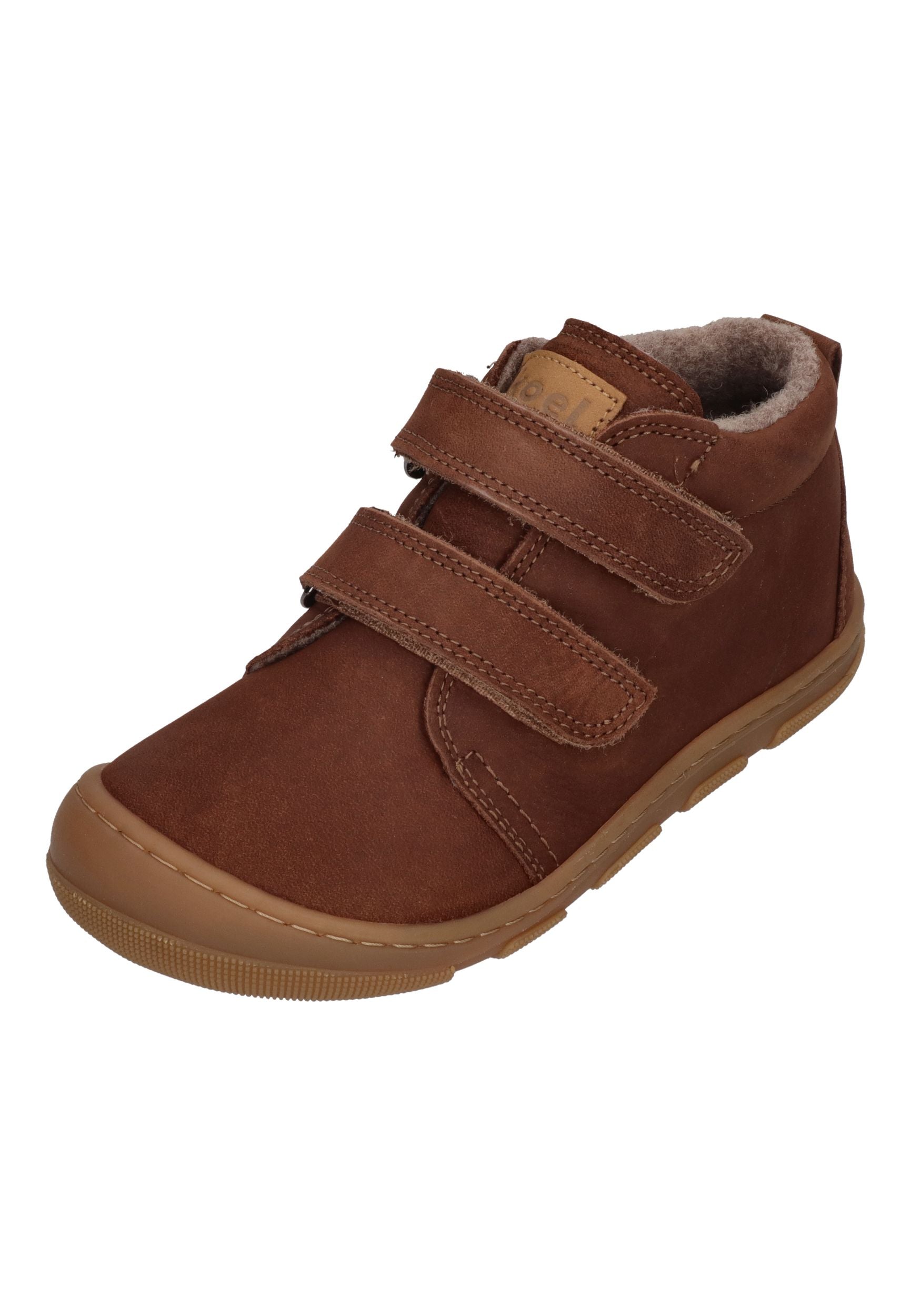 KOEL Barefoot Kinderschuhe - KARI WOOL extra weit - chocolate