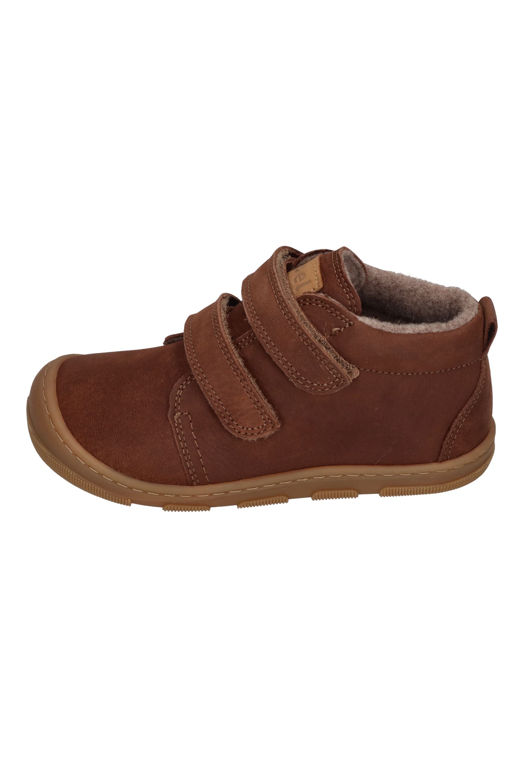KOEL Barefoot Kinderschuhe - KARI WOOL extra weit - chocolate
