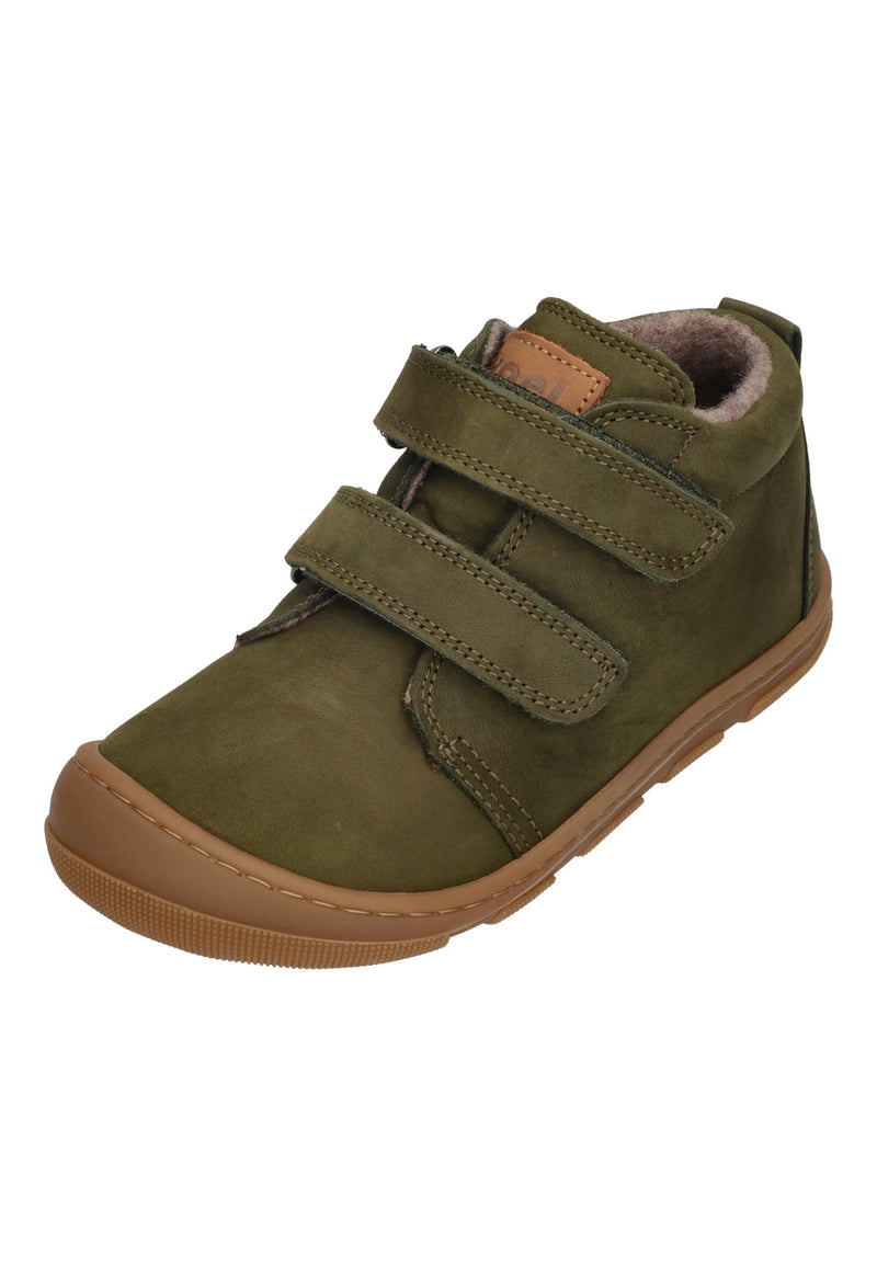 KOEL Barefoot Kinderschuhe - KARI WOOL extra weit - green