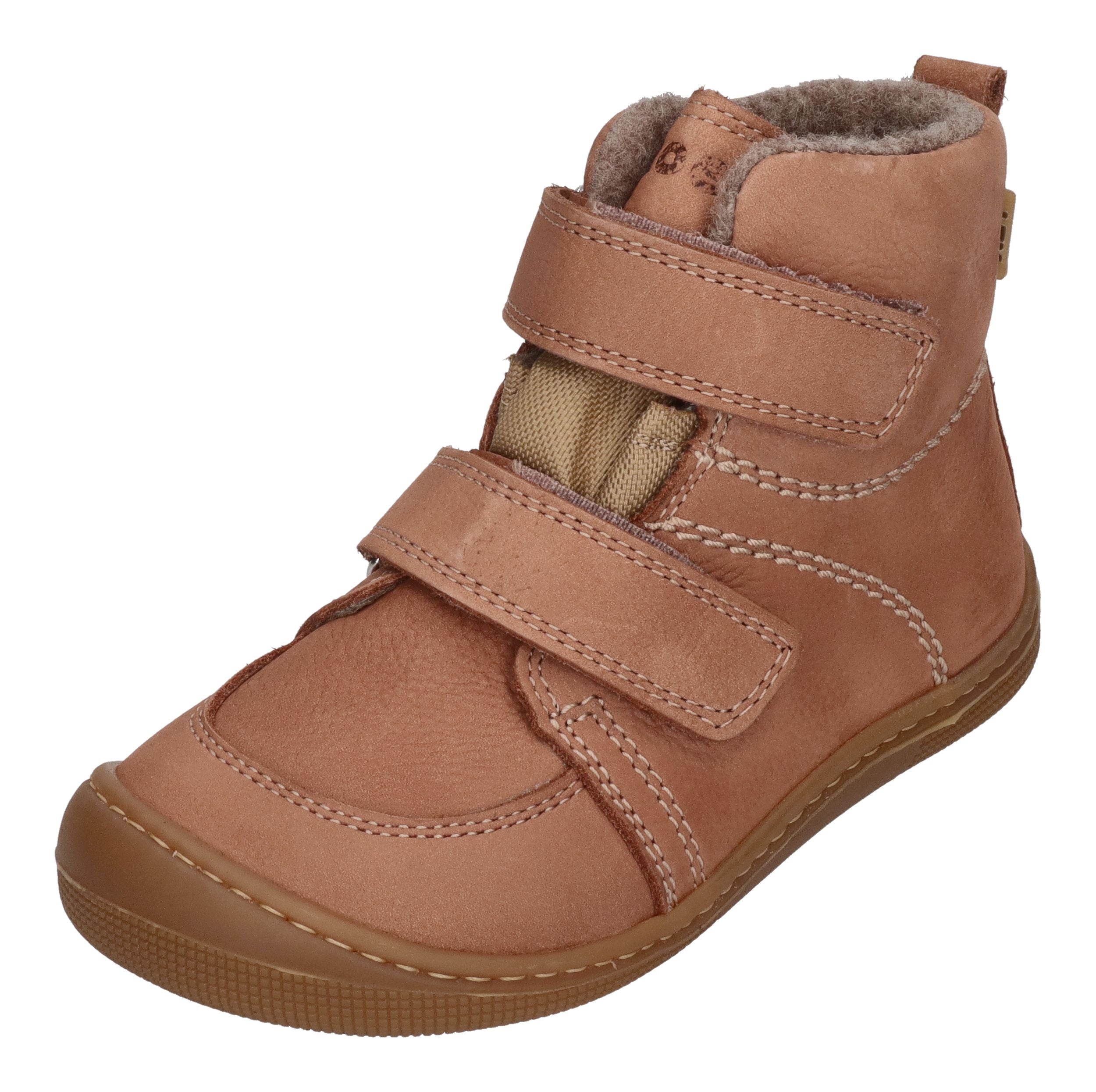 KOEL Barefoot Kinderschuhe KARO TEX FELT extra weit old pink