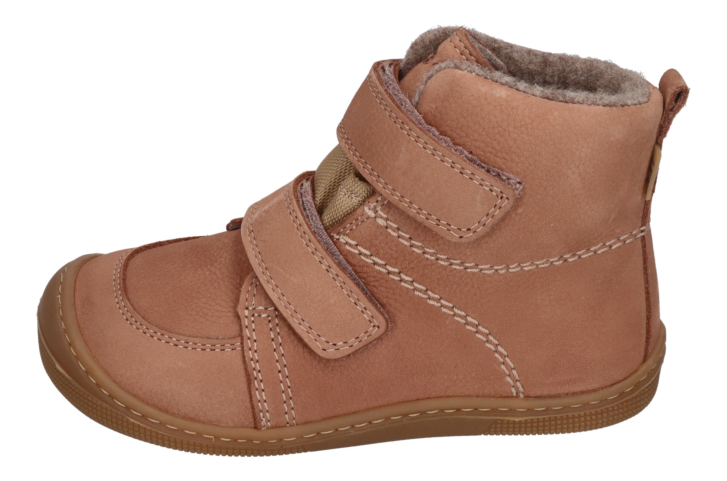 KOEL Barefoot Kinderschuhe KARO TEX FELT extra weit old pink