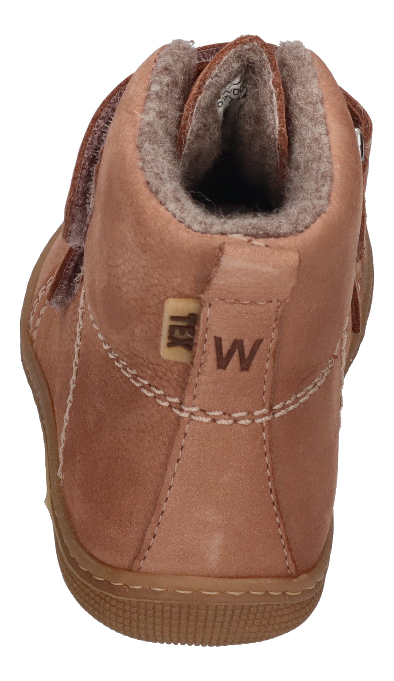 KOEL Barefoot Kinderschuhe KARO TEX FELT extra weit old pink