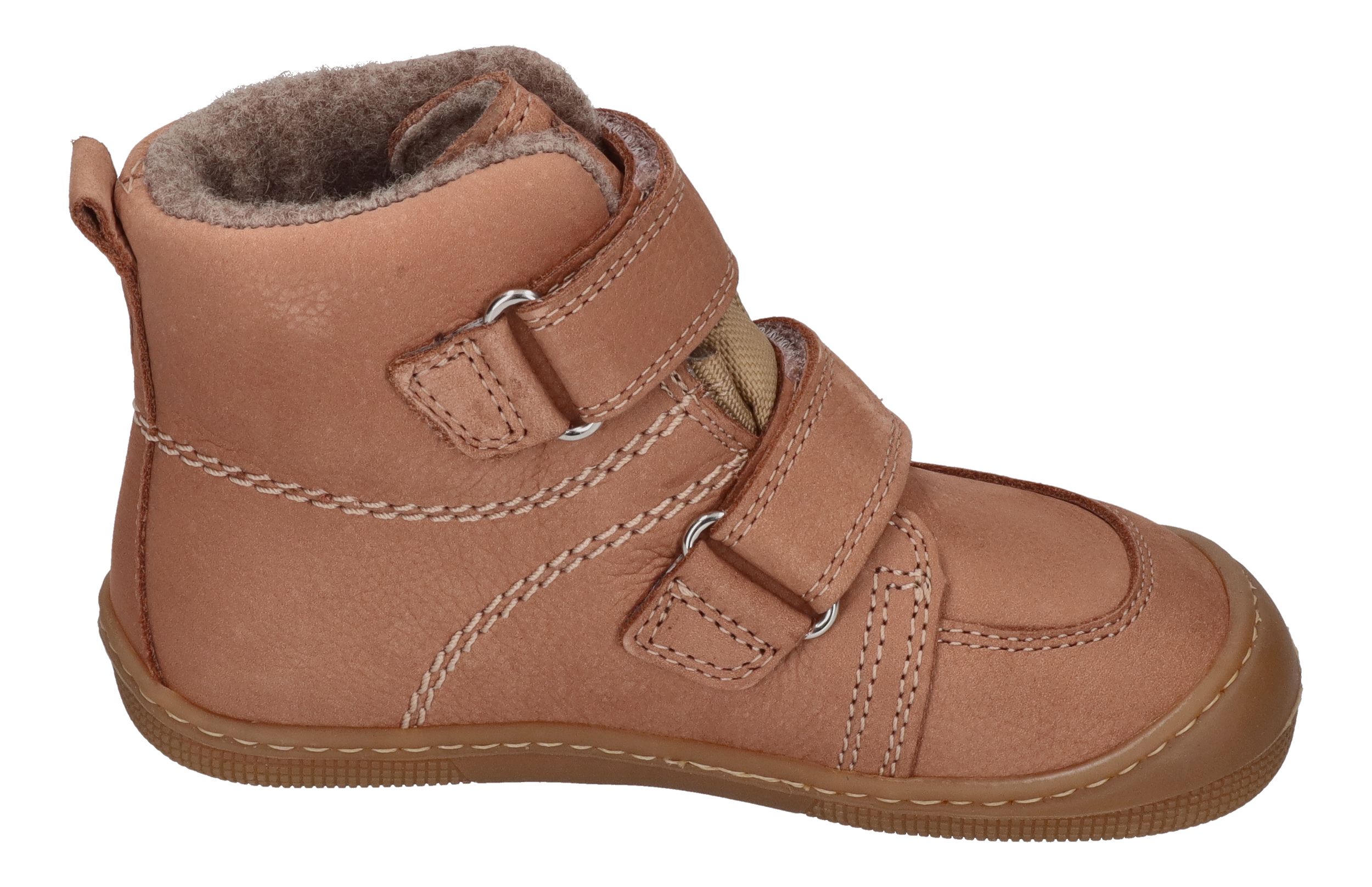 KOEL Barefoot Kinderschuhe KARO TEX FELT extra weit old pink