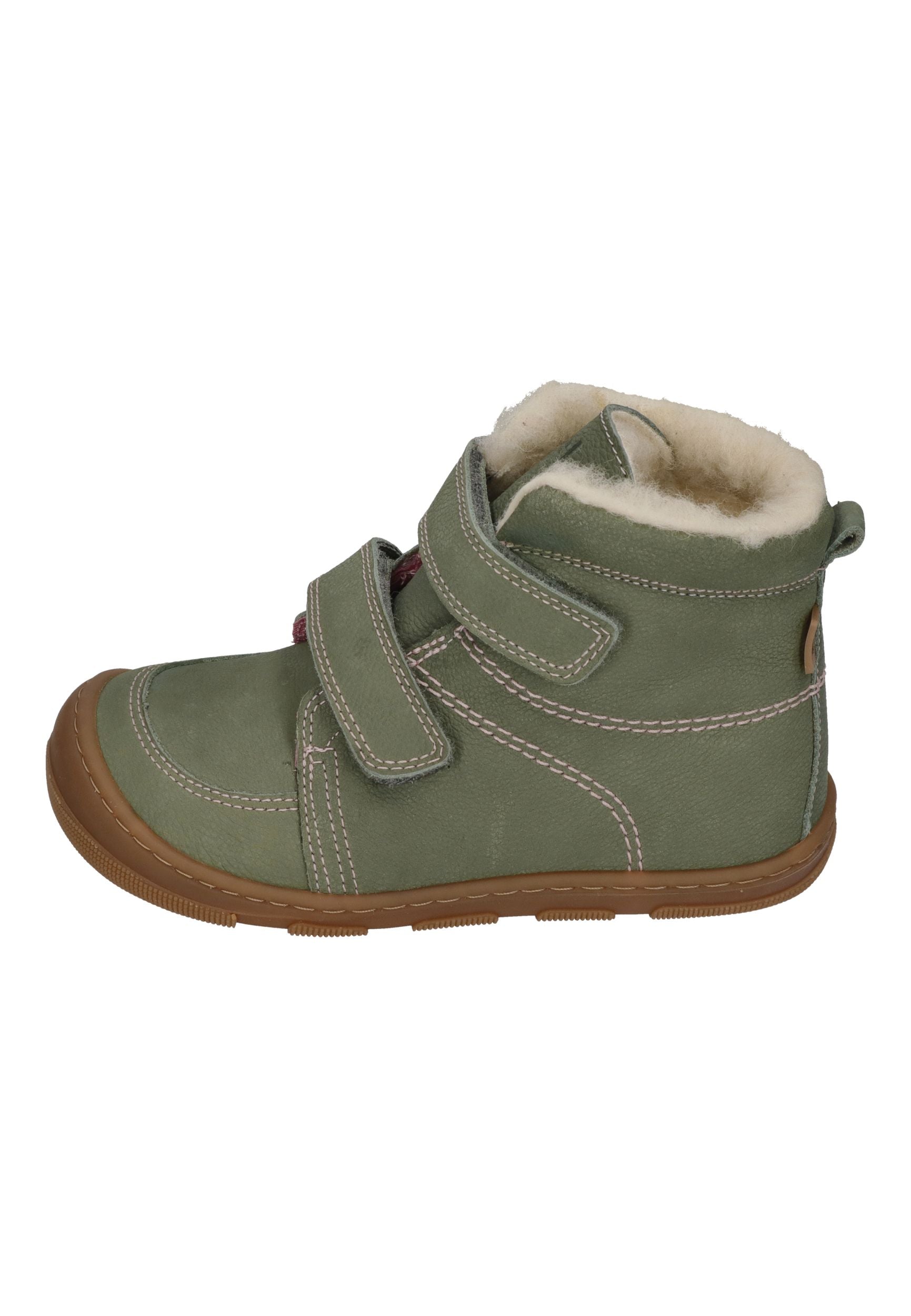 KOEL Barefoot Kinderschuhe - KASI WOOL extra weit - olive