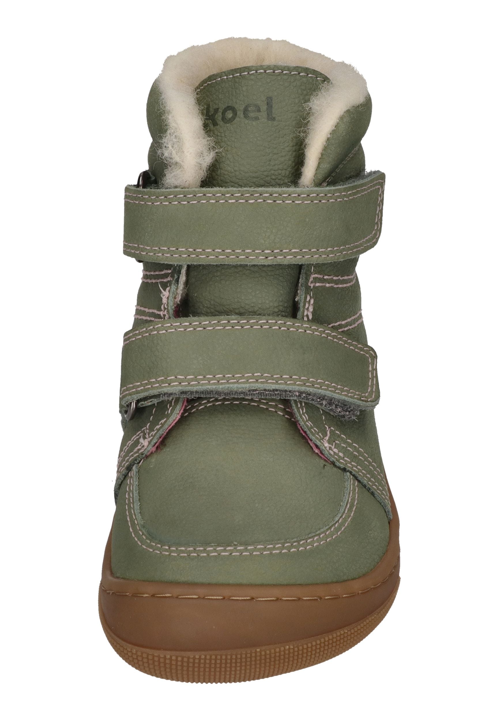 KOEL Barefoot Kinderschuhe - KASI WOOL extra weit - olive