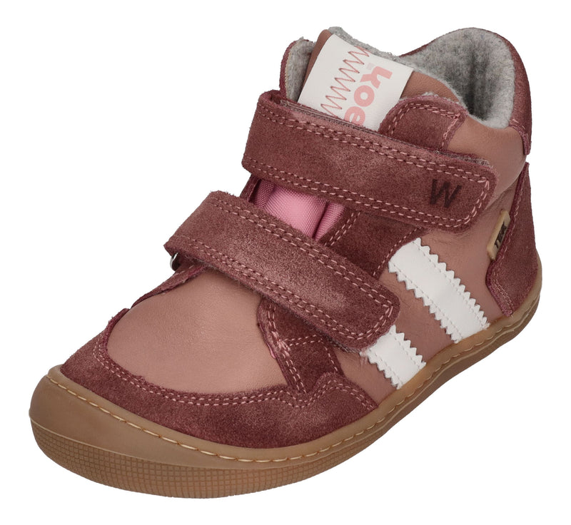 KOEL Barefoot Kinderschuhe - KURT W TEX MERINO - pink