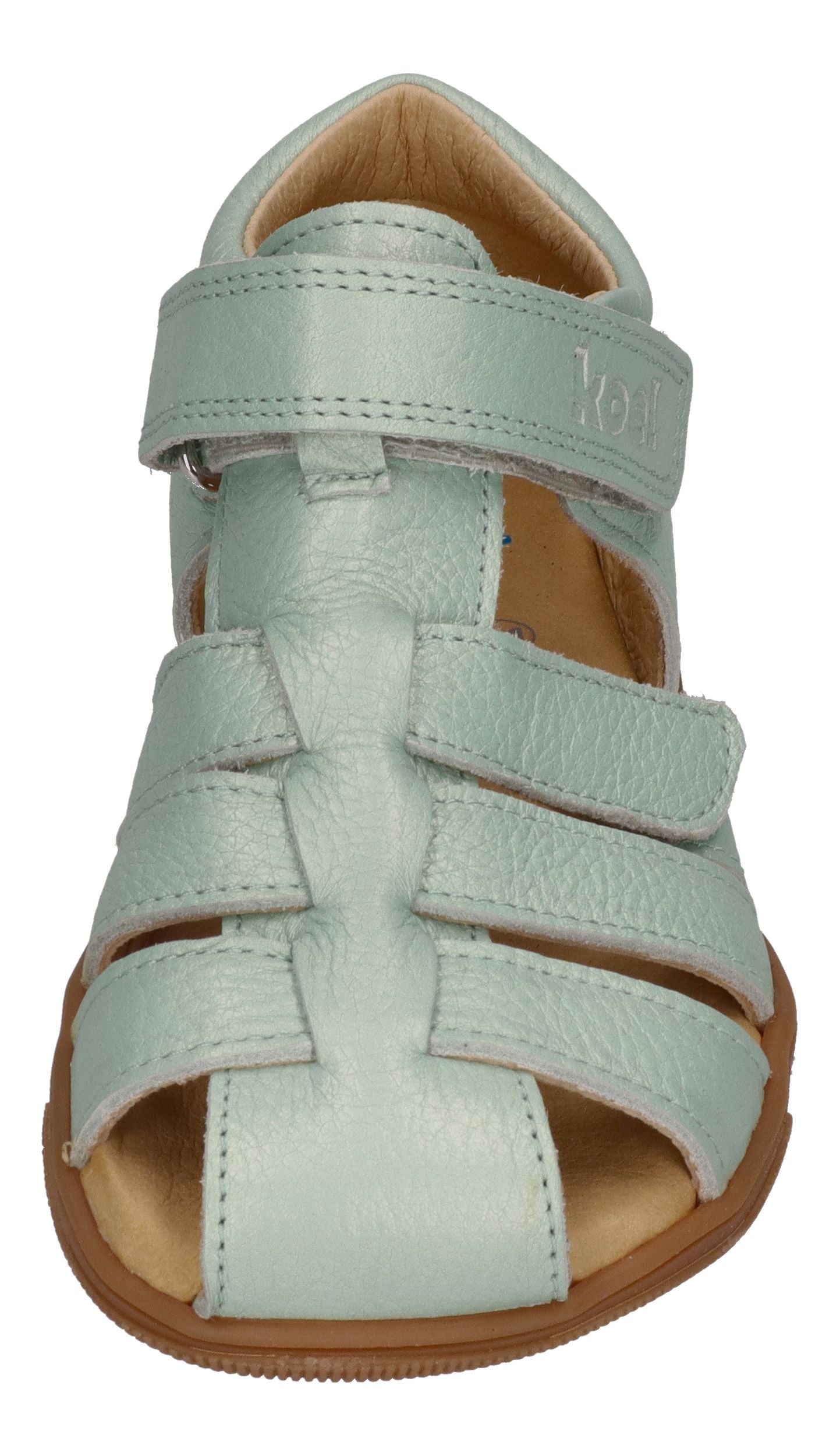 KOEL Barefoot Kinderschuhe Sandalen OLA METALIC - mint