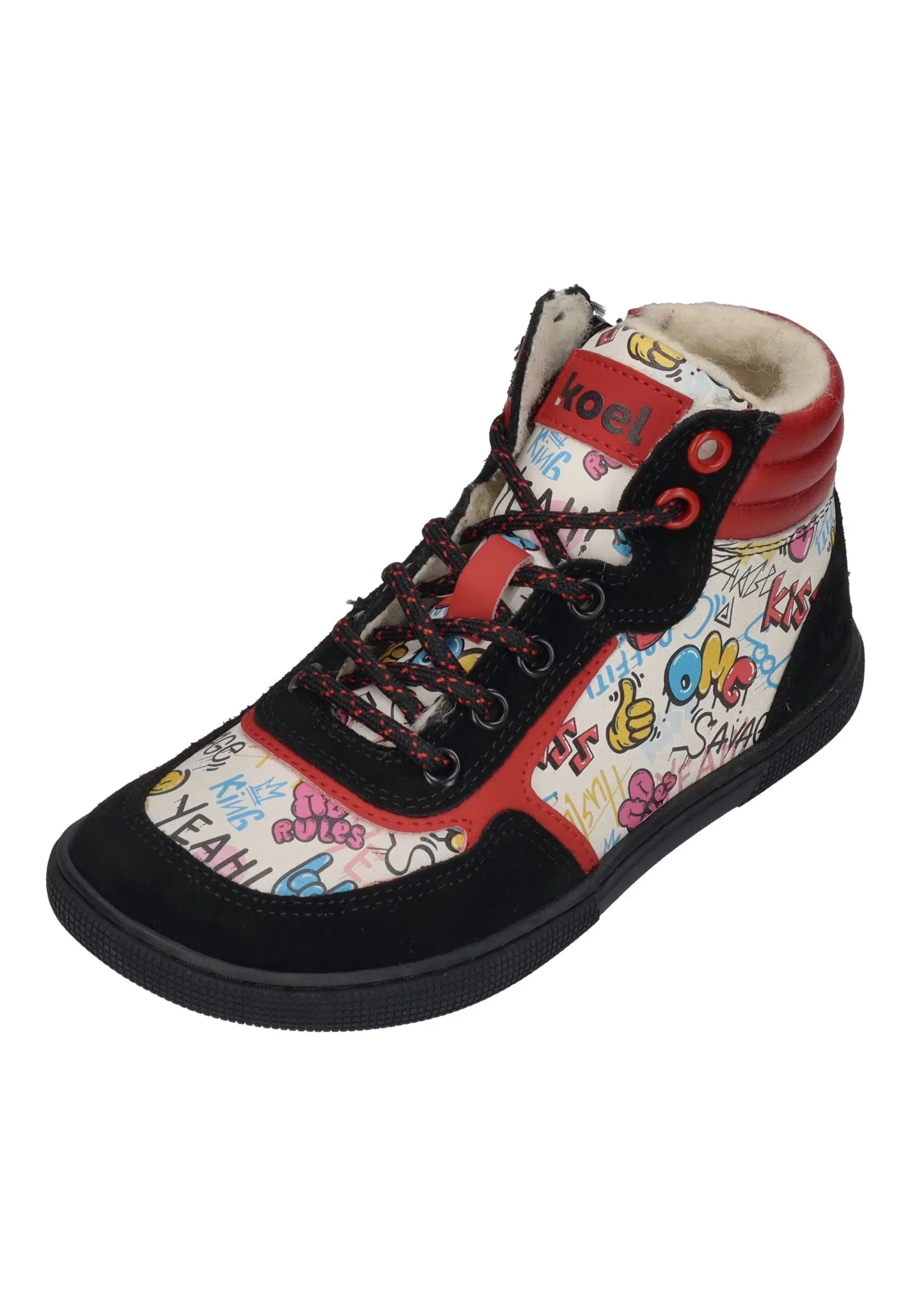 KOEL Barefoot Kinder Sneakers DANISH NAPPA coral