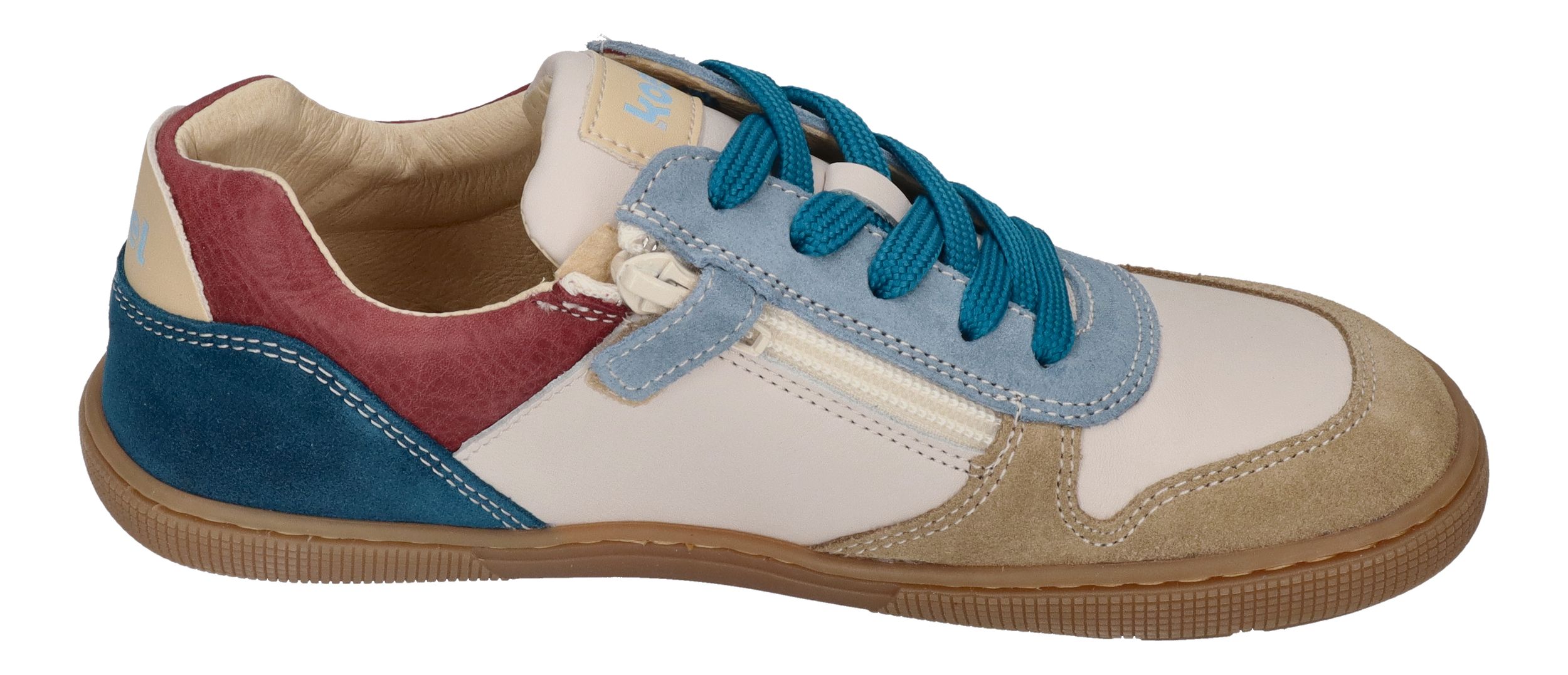 KOEL Barefoot Kinderschuhe - Sneakers DATE SUEDE beige