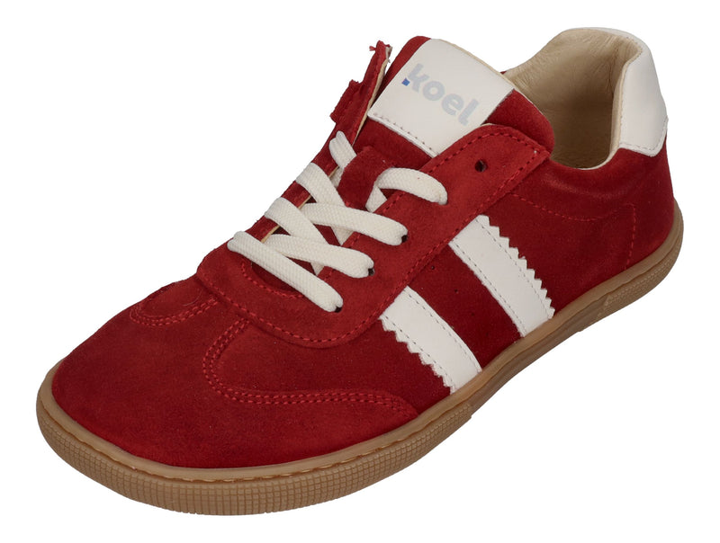 KOEL Barefoot Kinderschuhe Sneakers DECLAN SUEDE red