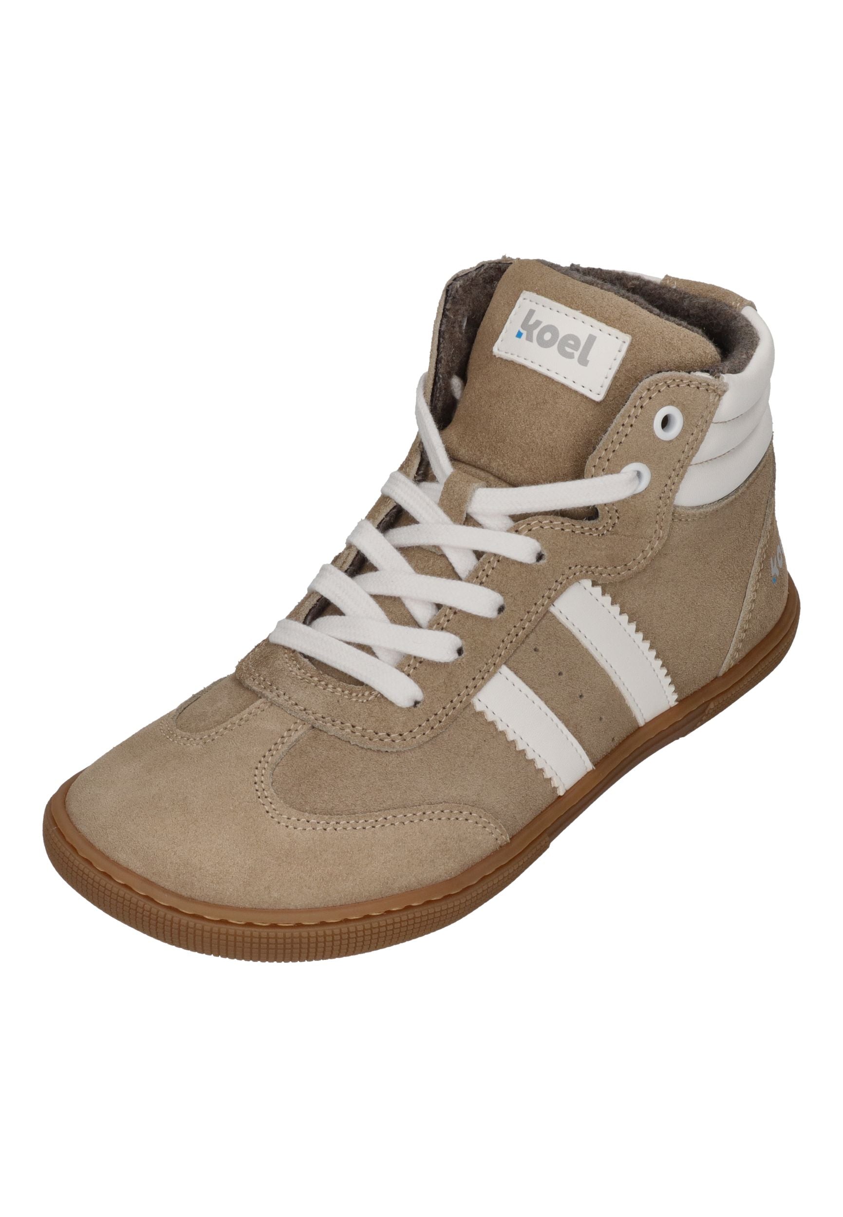 KOEL Barefoot Kinderschuhe Sneakers DREW MERINO beige