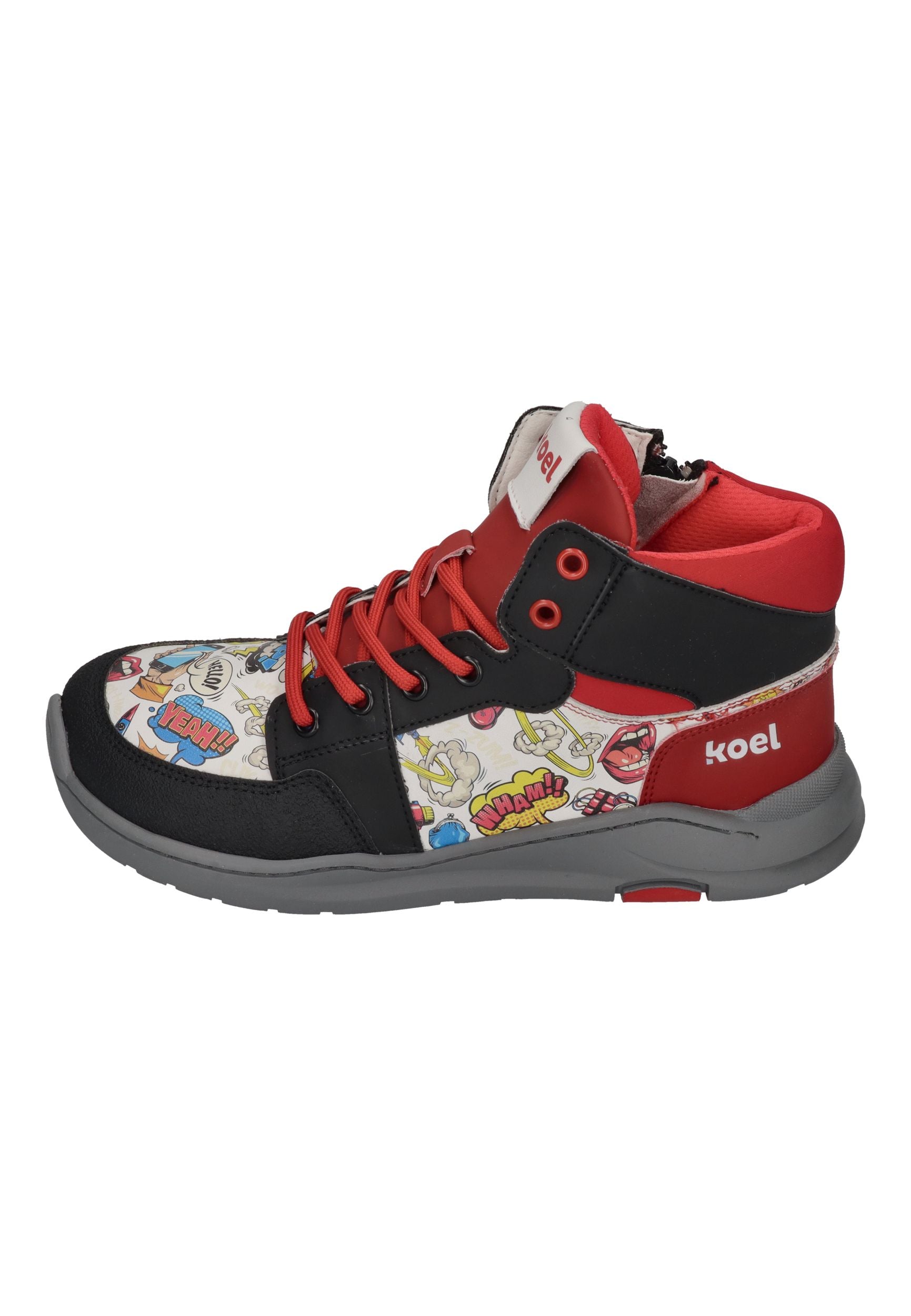 KOEL Barefoot Kinderschuhe - Sneakers SAMU PRINT - red