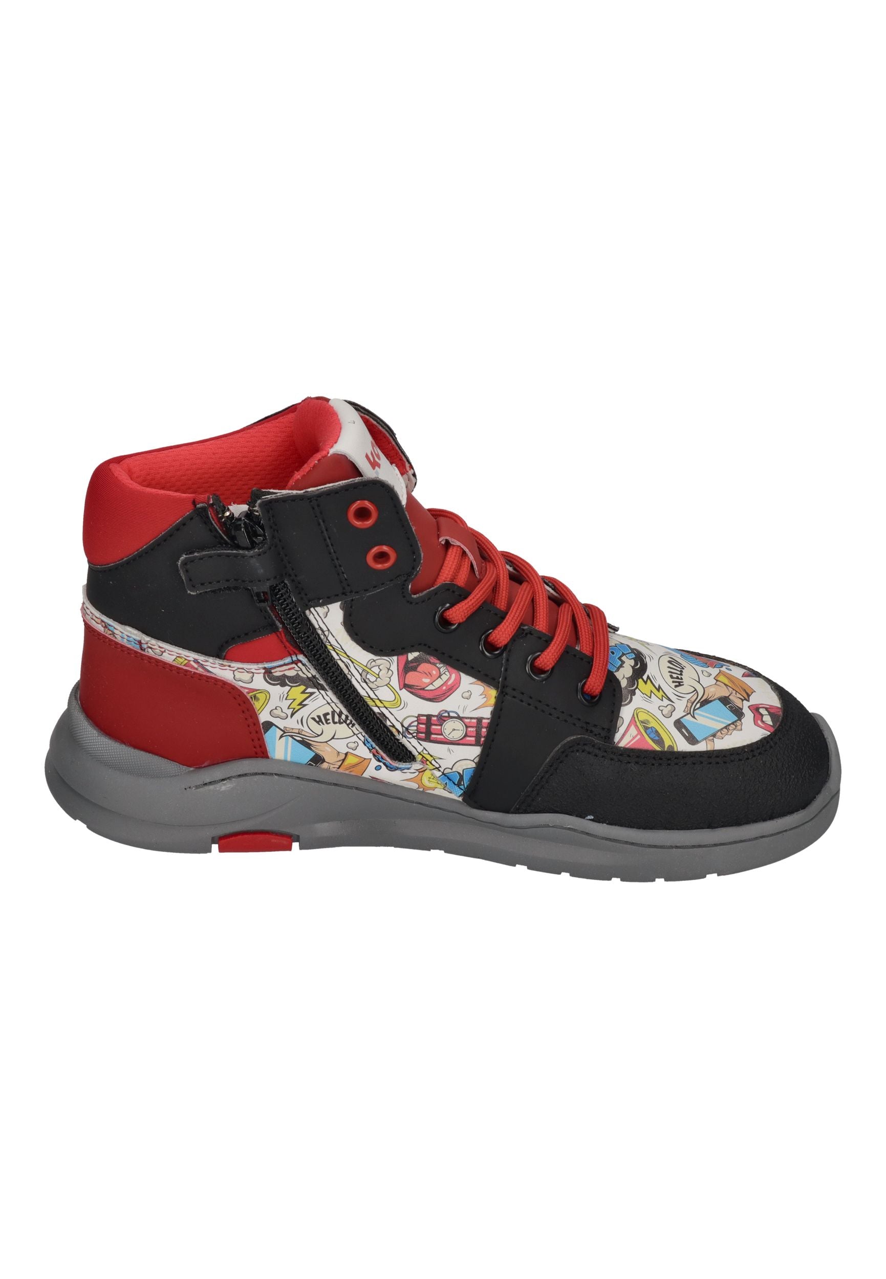KOEL Barefoot Kinderschuhe - Sneakers SAMU PRINT - red