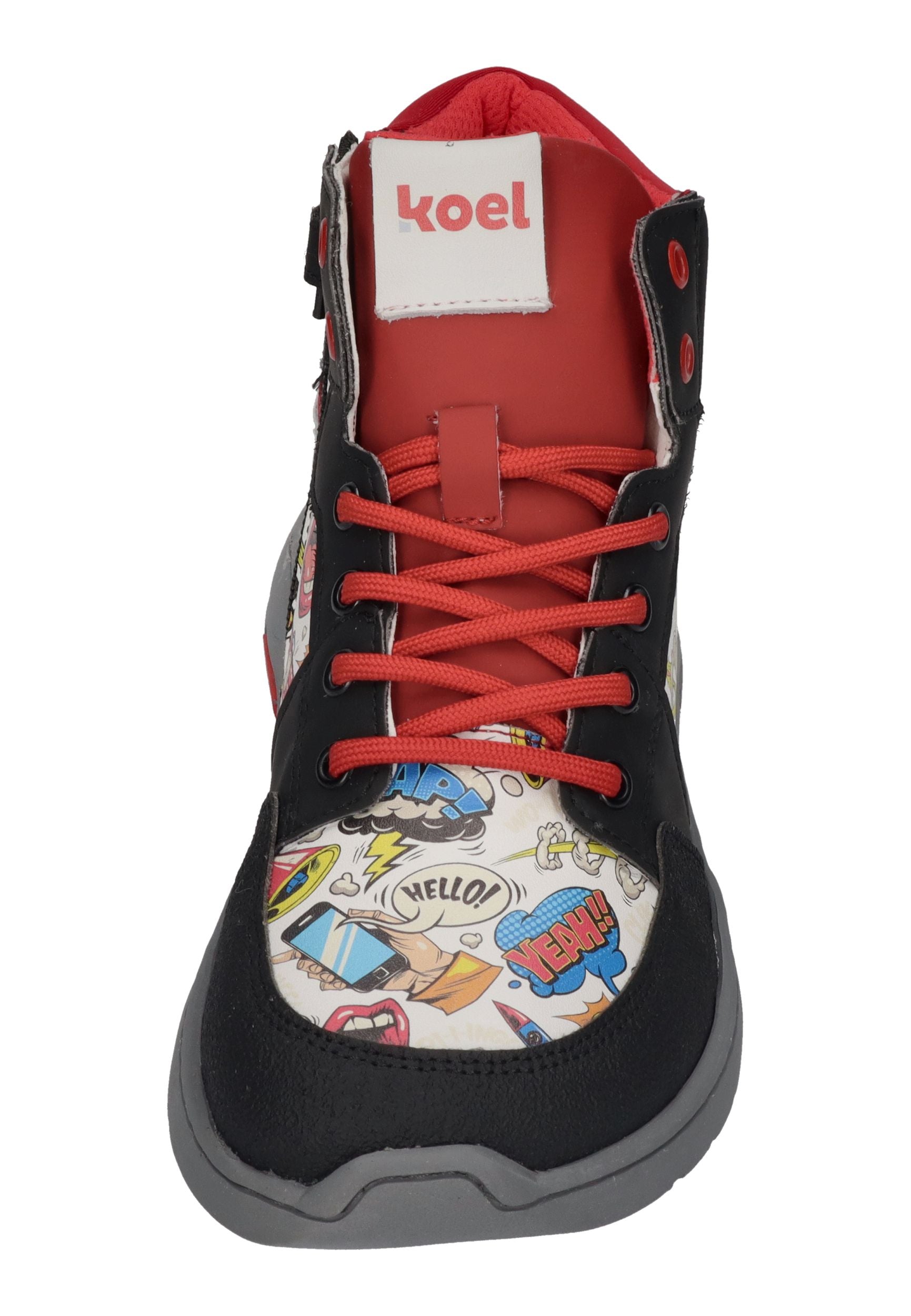 KOEL Barefoot Kinderschuhe - Sneakers SAMU PRINT - red