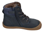 KOEL Barefoot Kinderstiefel - DARIUS WOOL - blue